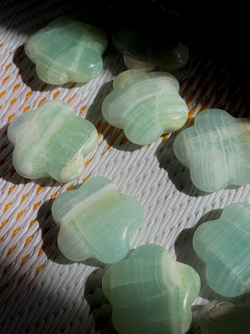 Pistachio Calcite Flower Palmston