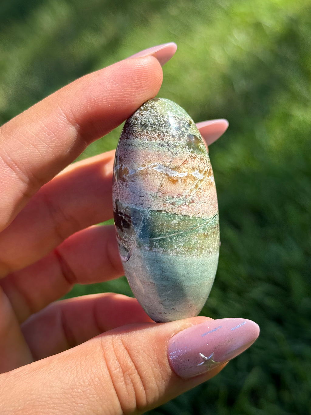 Unicorn Jasper Shiva Lingam E