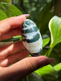 Green Sardonyx Shiva Lingam G
