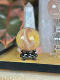 Polychrome Pastel Sphere "Vanilla Rosé"