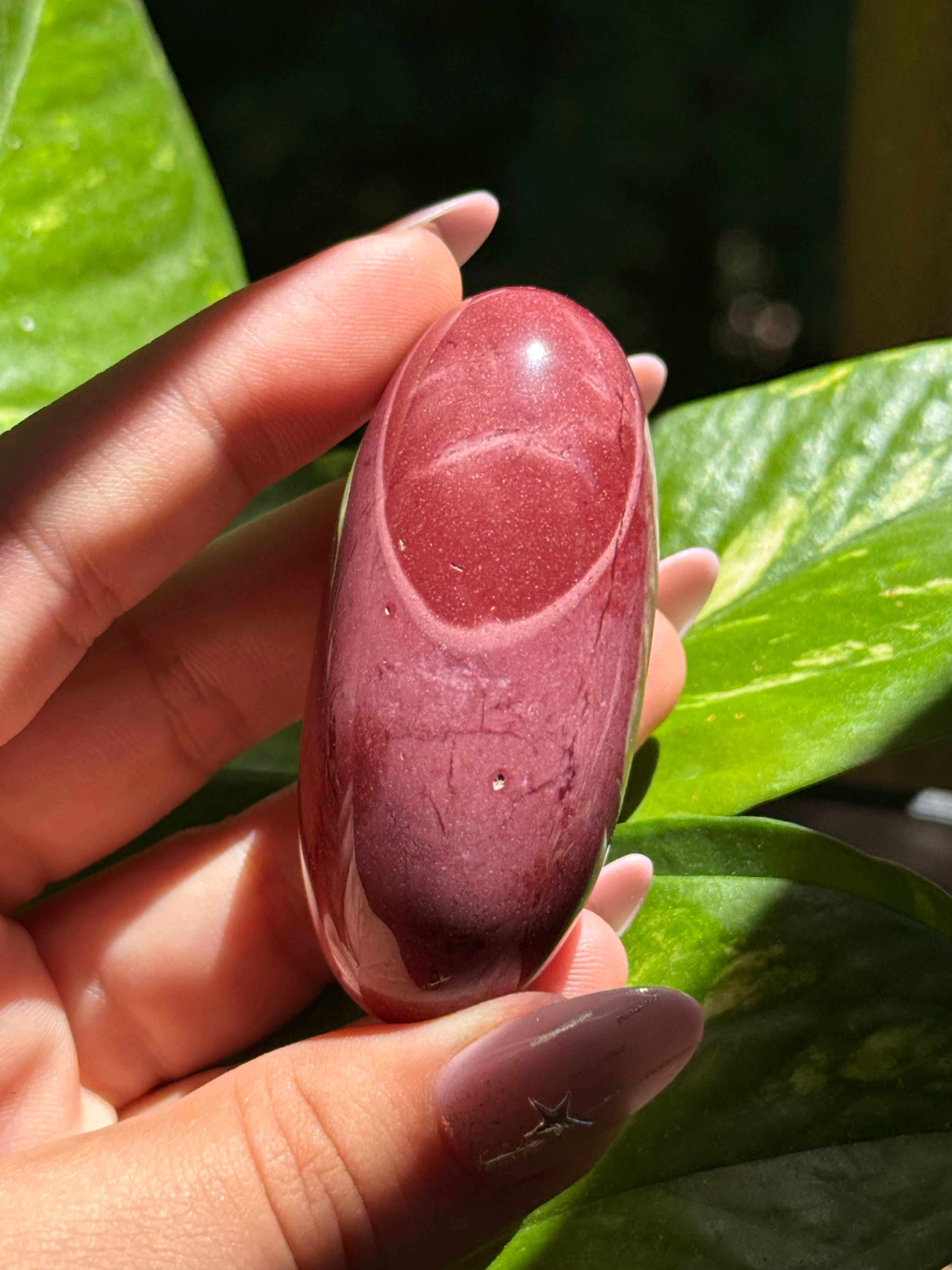 Mookaite Shiva Lingam M