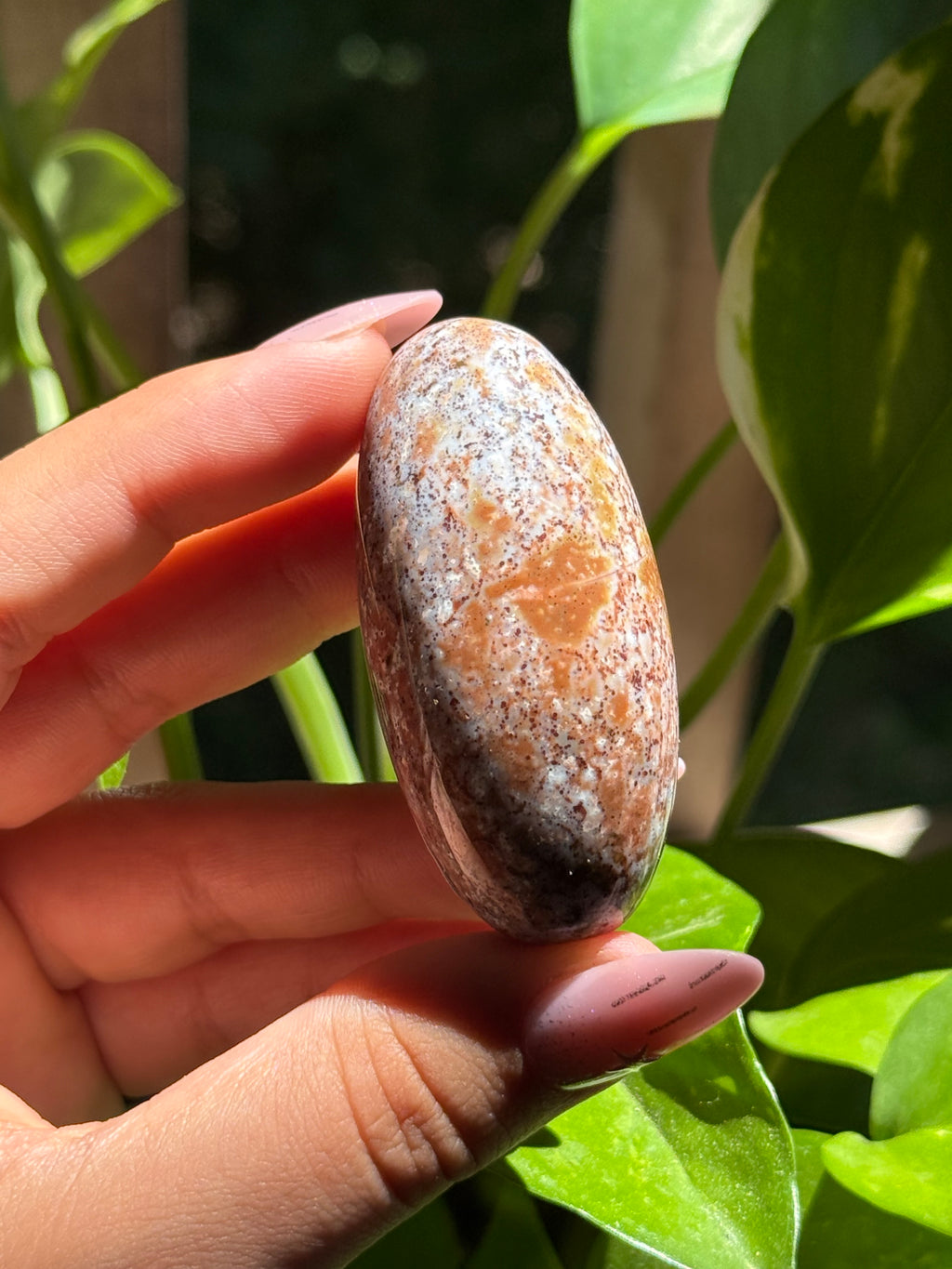 Sea Jasper Shiva Lingam E