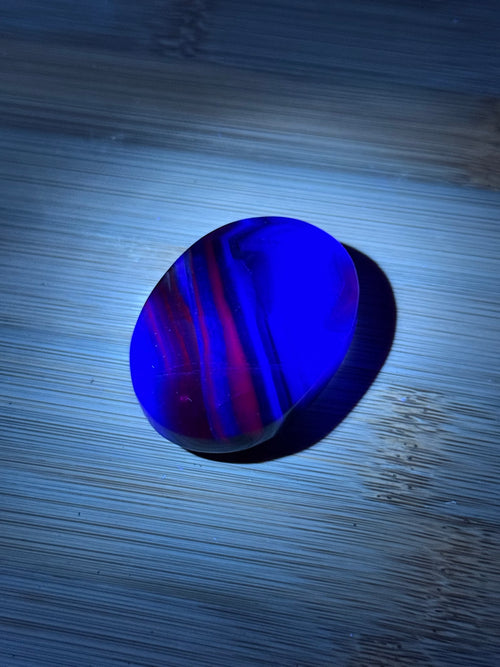 Black Rose Fluorite Palmstone A