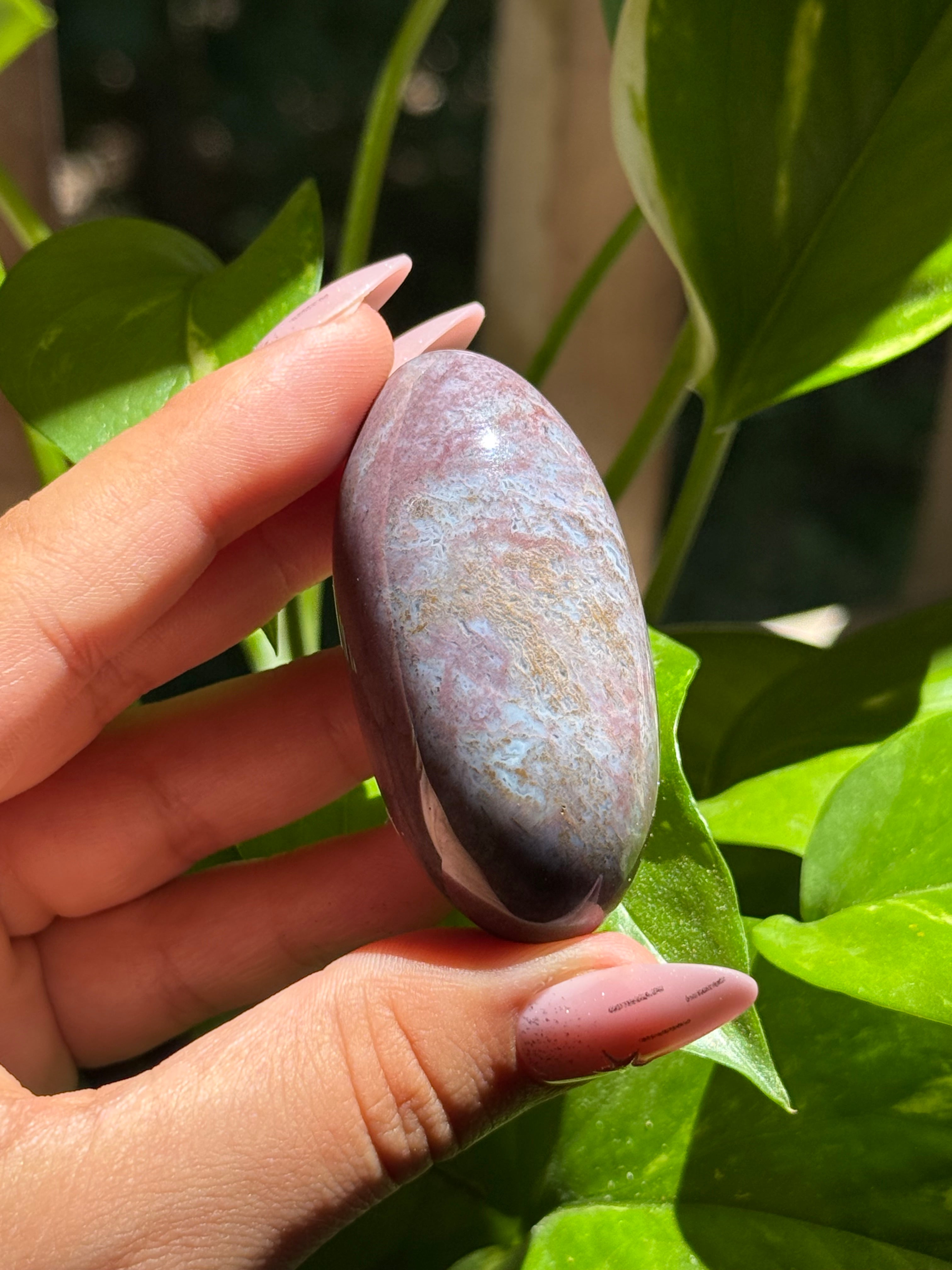 Sea Jasper Shiva Lingam D