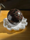 Arfvedsonite with Garnet Sphere (s)