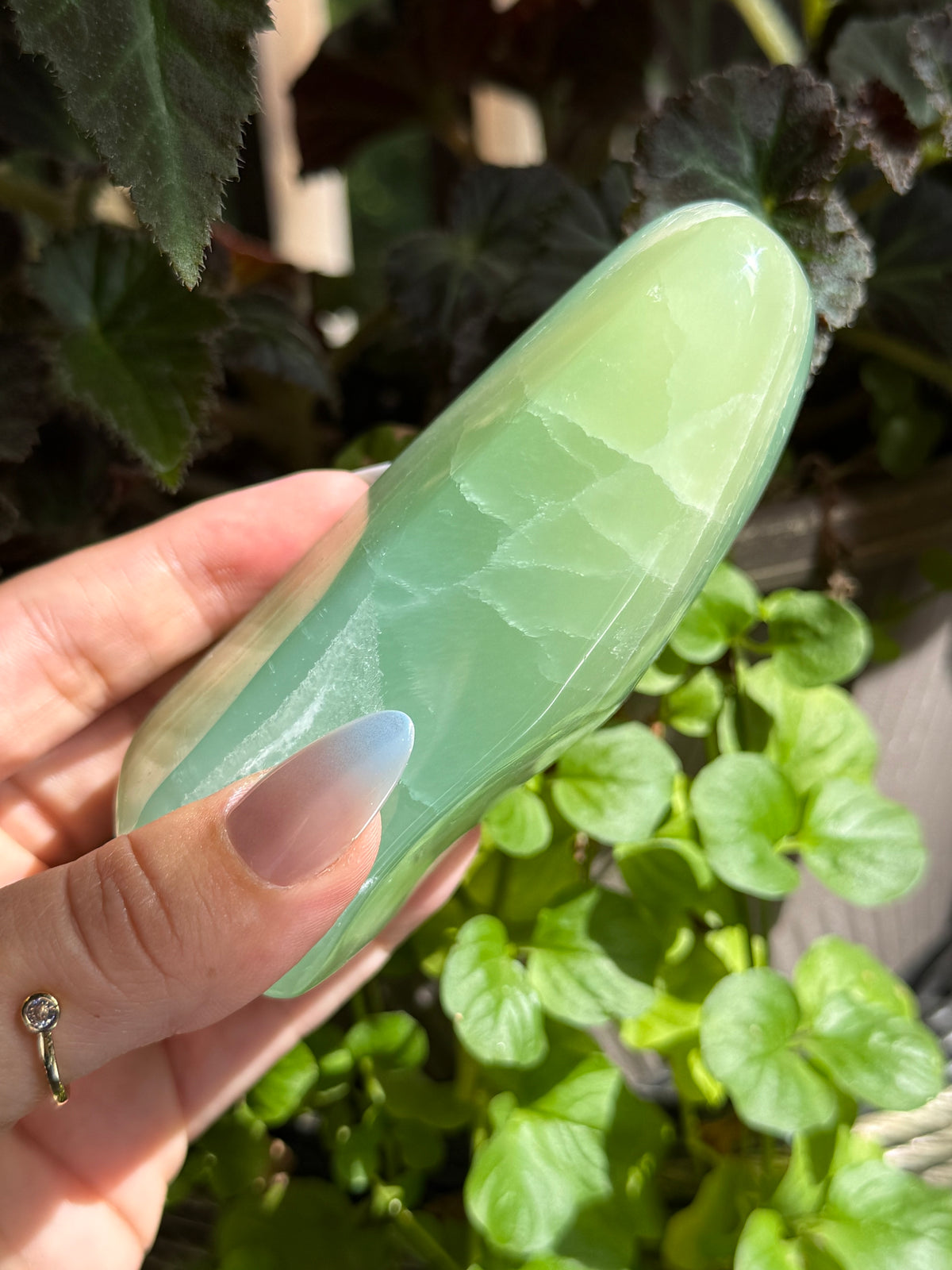 Pistachio Calcite Freeform D