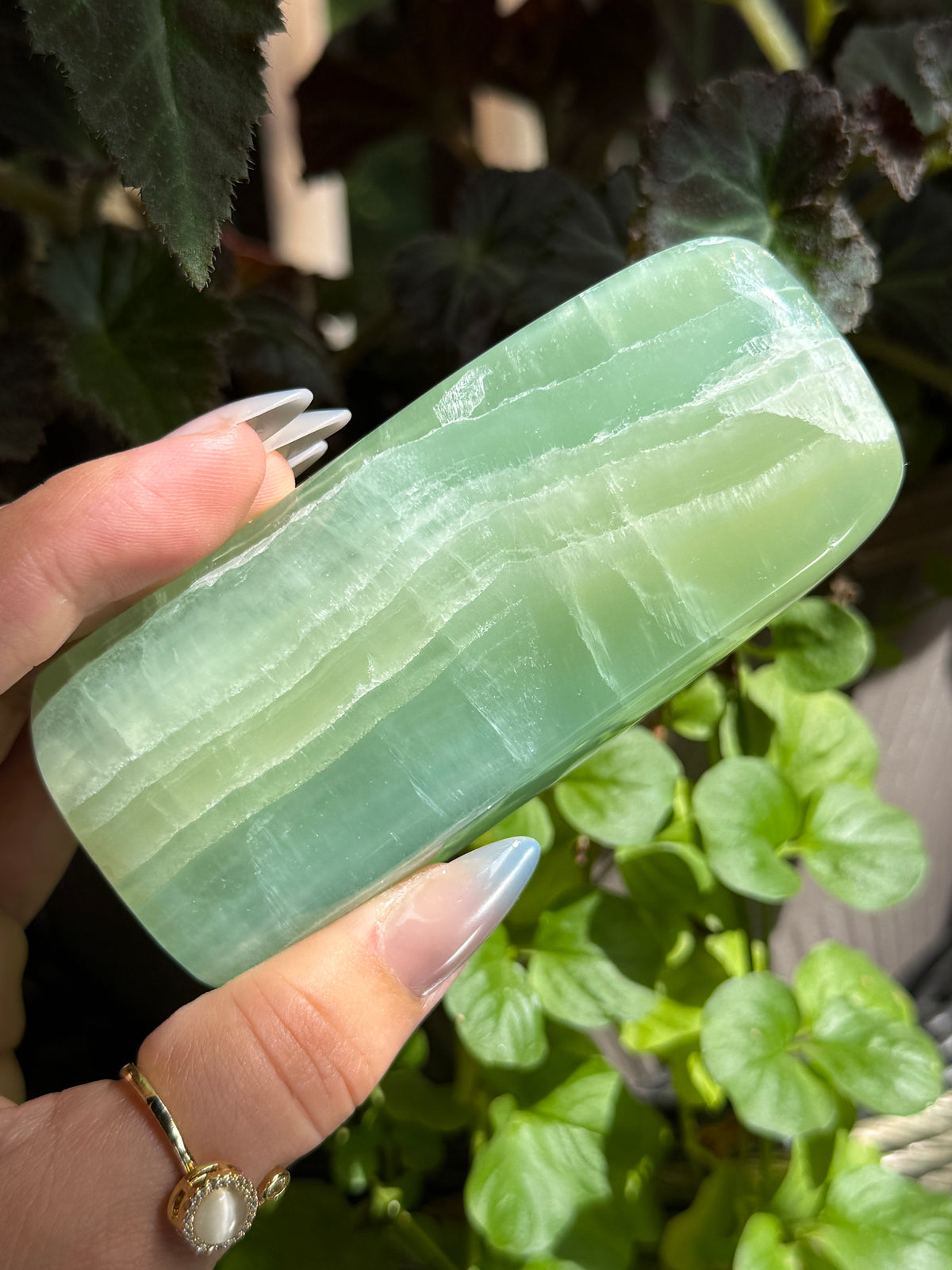 Pistachio Calcite Freeform D