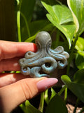 Labradorite Octopus Carving E