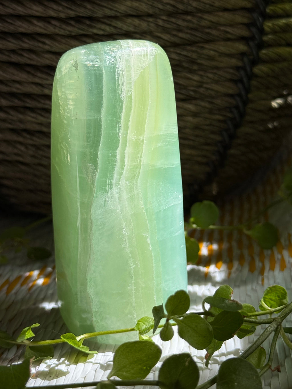 Pistachio Calcite Freeform D