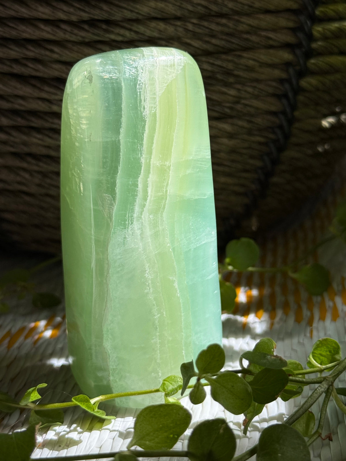 Pistachio Calcite Freeform D