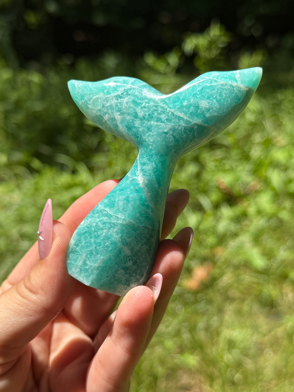 Amazonite Whale (Mermaid) Tail B