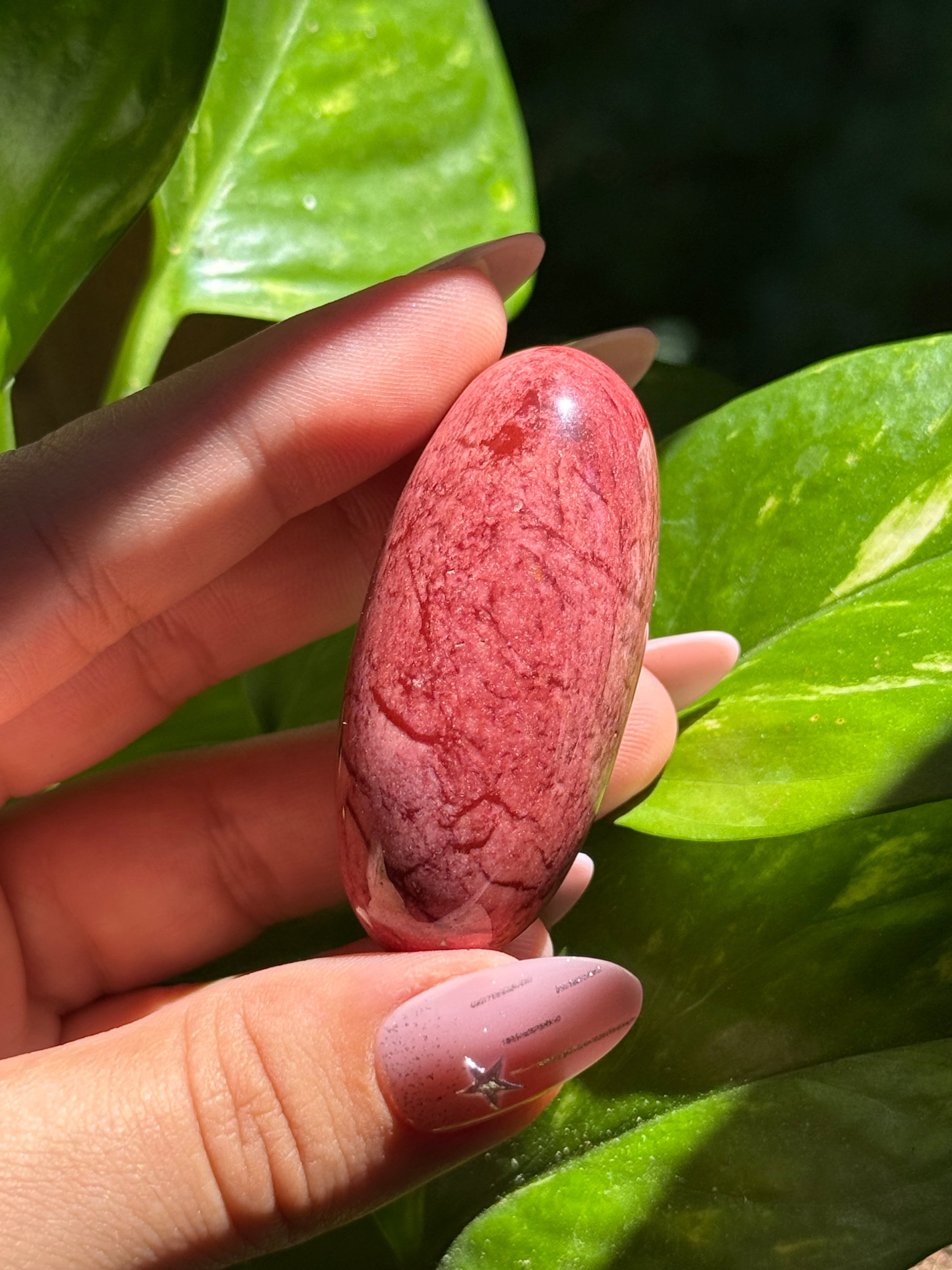 Mookaite Shiva Lingam E