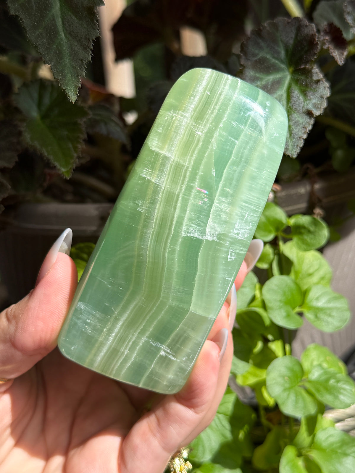Pistachio Calcite Freeform D