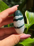 Green Sardonyx Shiva Lingam B