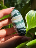 Green Sardonyx Shiva Lingam K