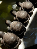 Silver Sheen Obsidian Turtle Carving ♡Intuitively Chosen♡
