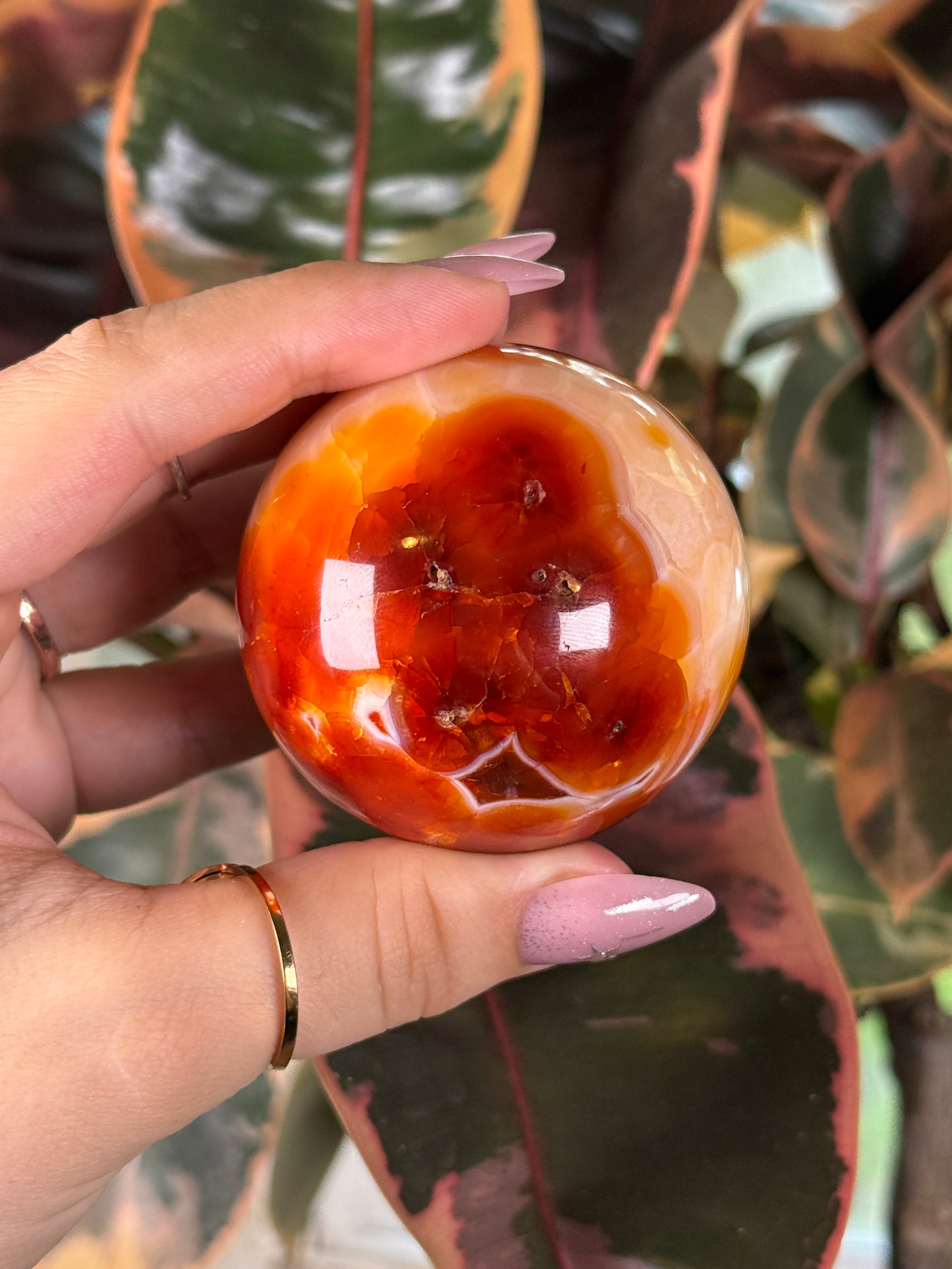 Carnelian Aura Sphere