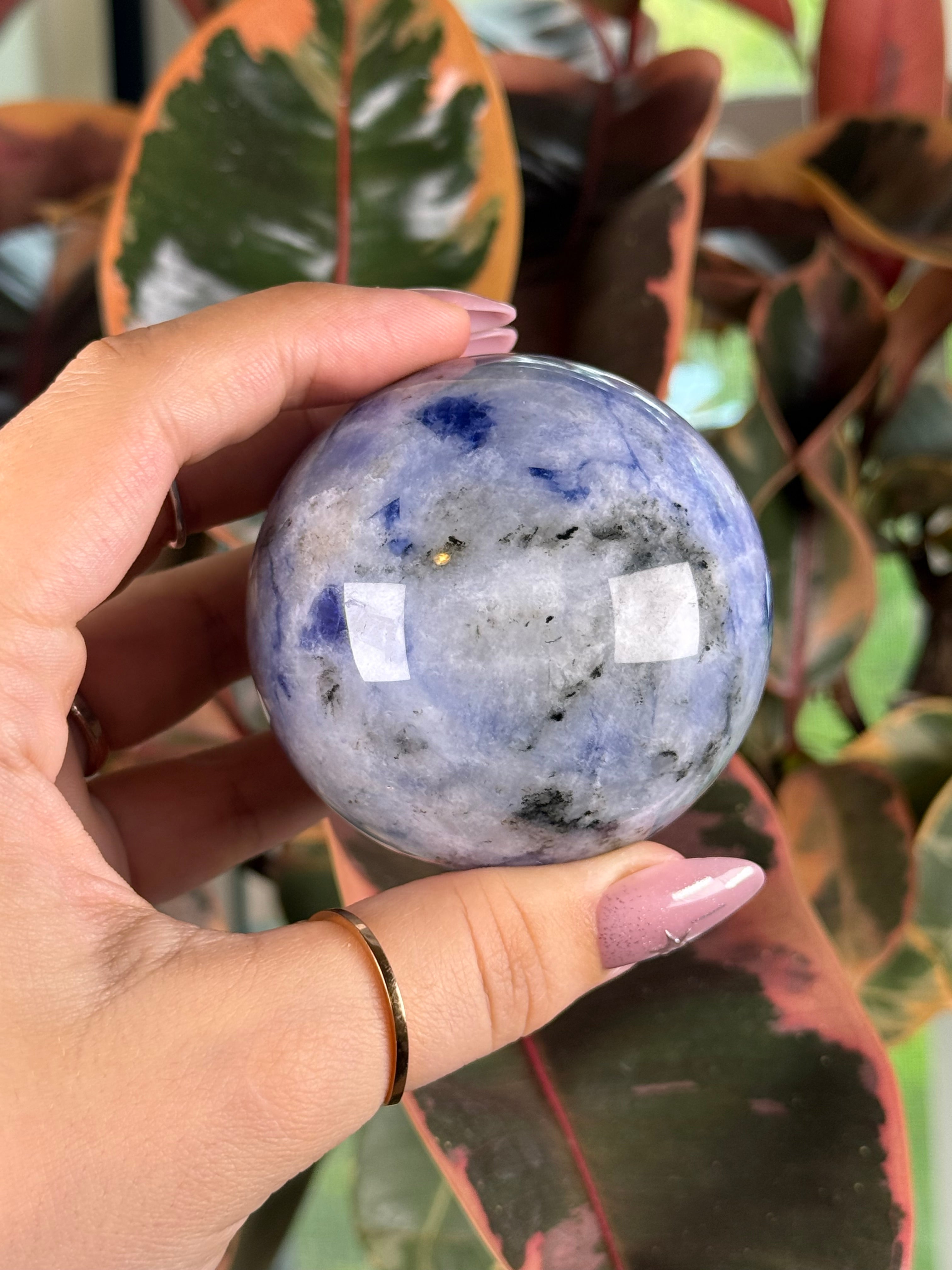 Porcelain Sodalite Sphere