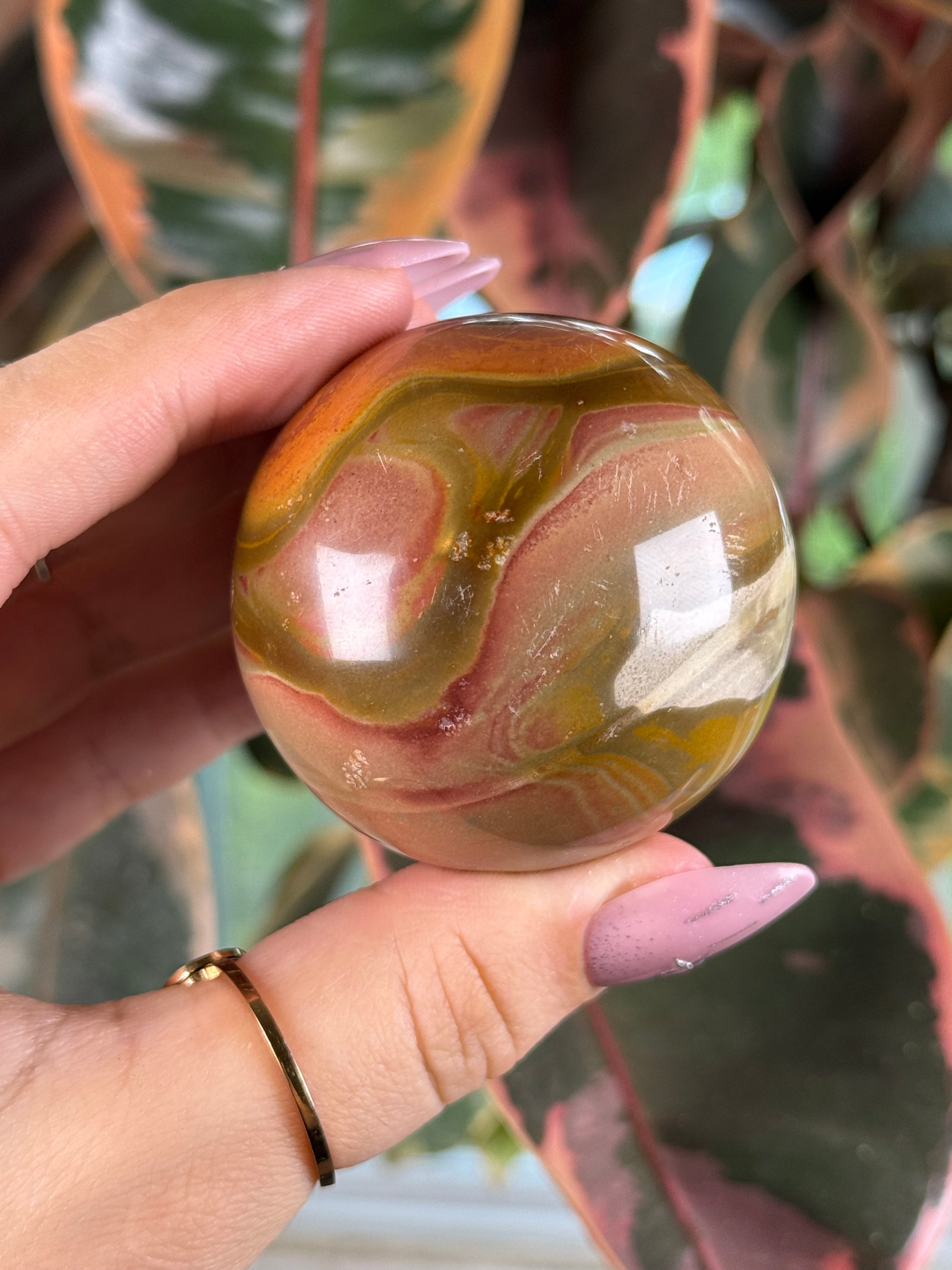 Polychrome Sphere "Mossberry Cream" Imperfect