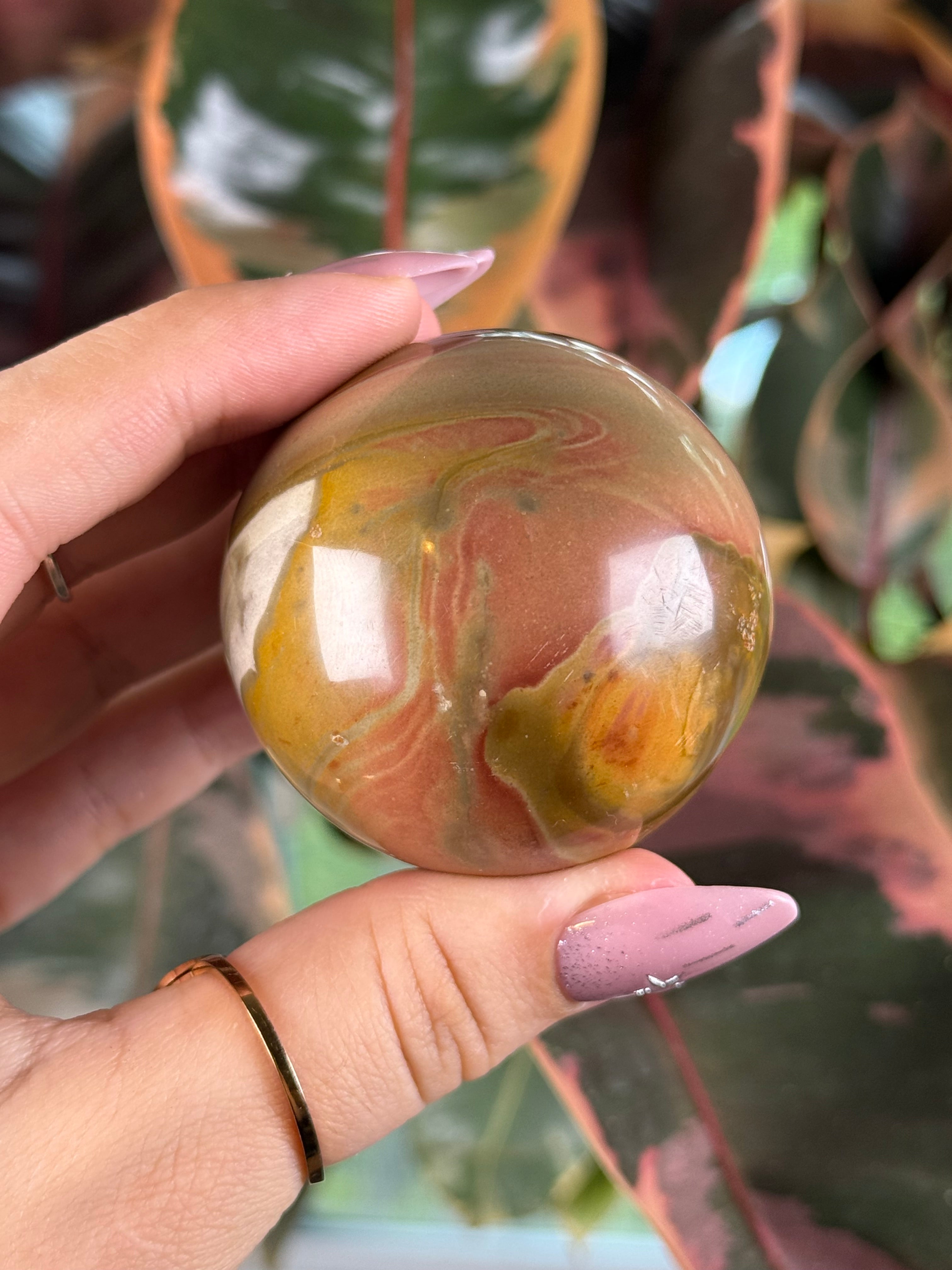 Polychrome Sphere "Mossberry Cream" Imperfect