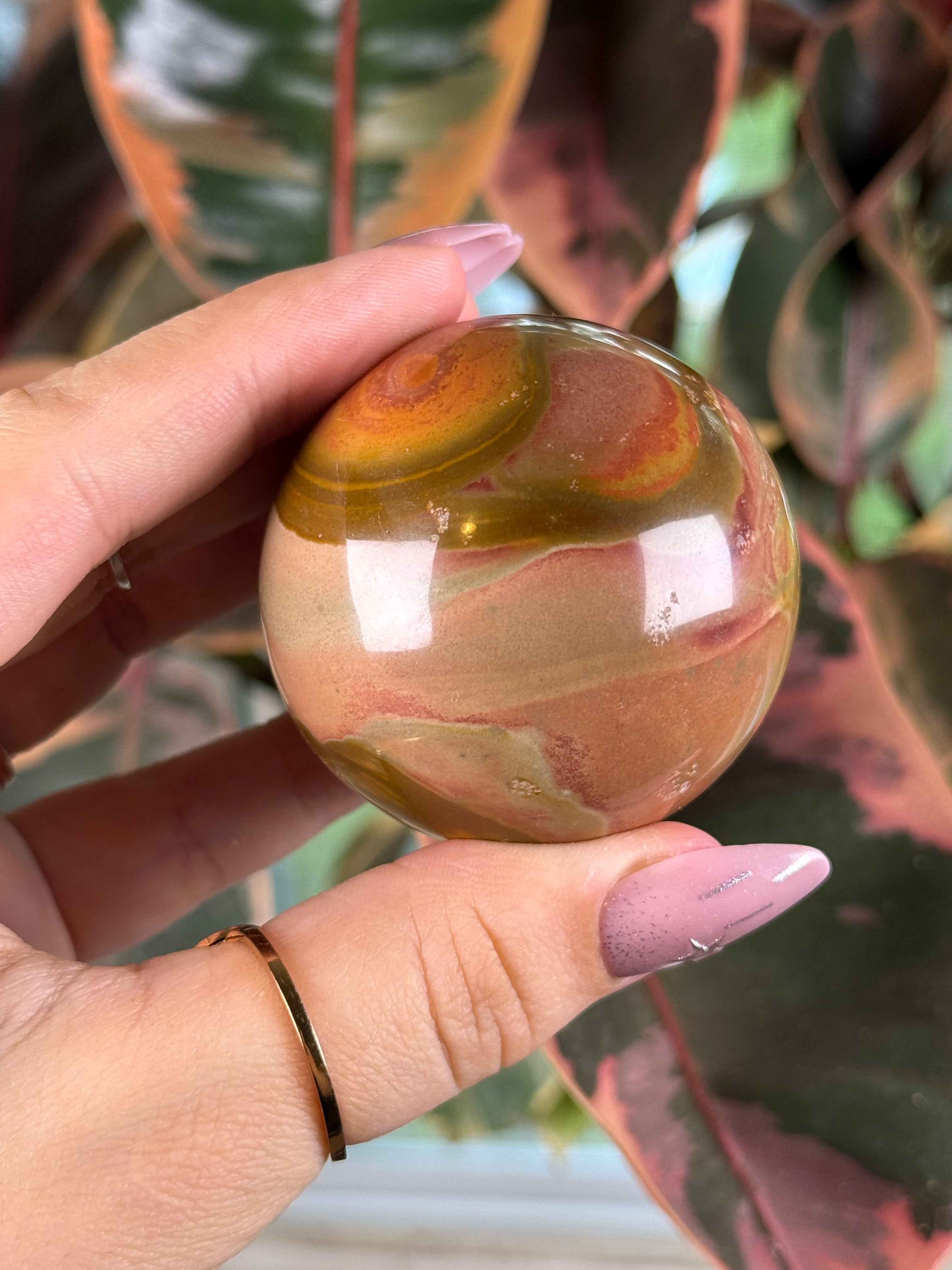 Polychrome Sphere "Mossberry Cream" Imperfect