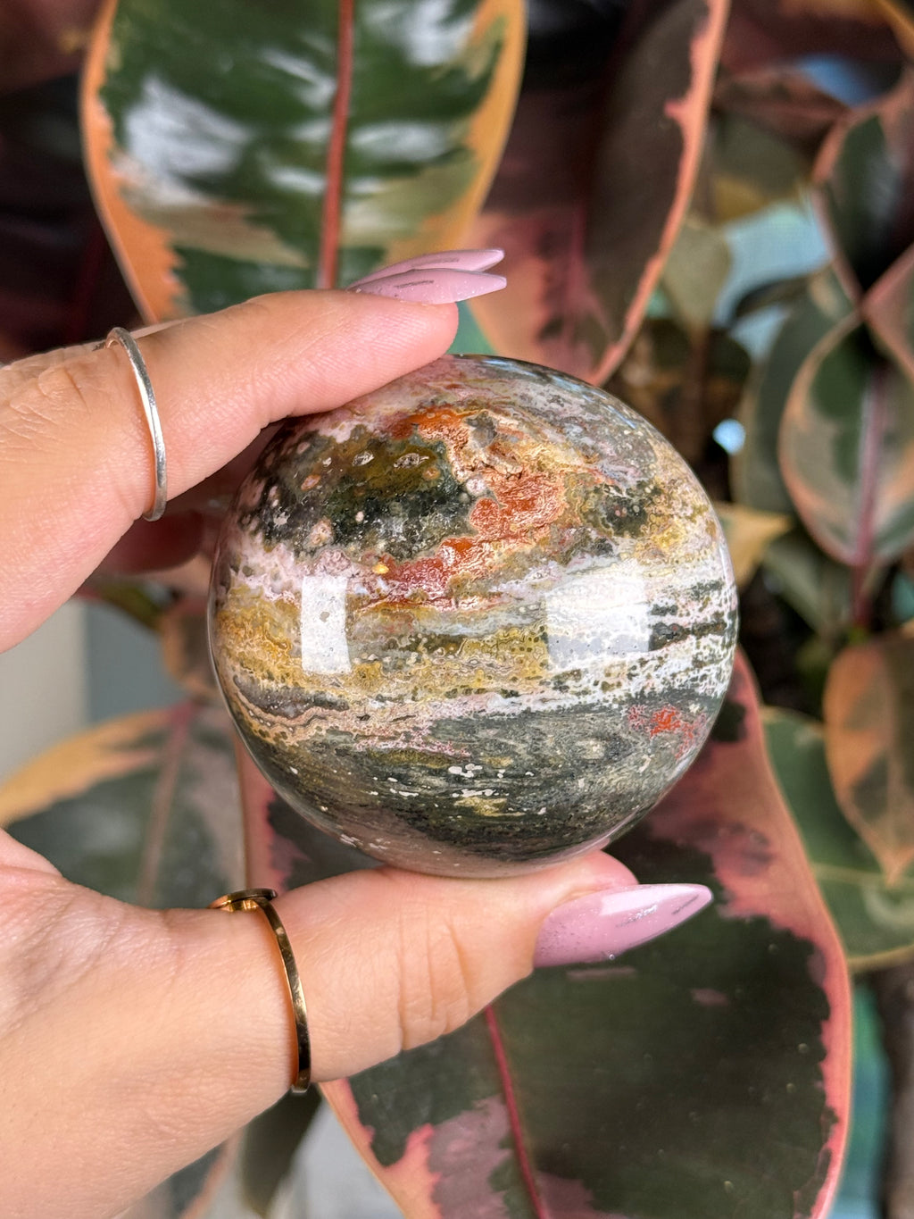 Sea Jasper Sphere "Fae's Orb"