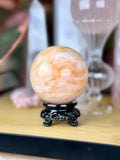 Hematite "Fire" Quartz Sphere