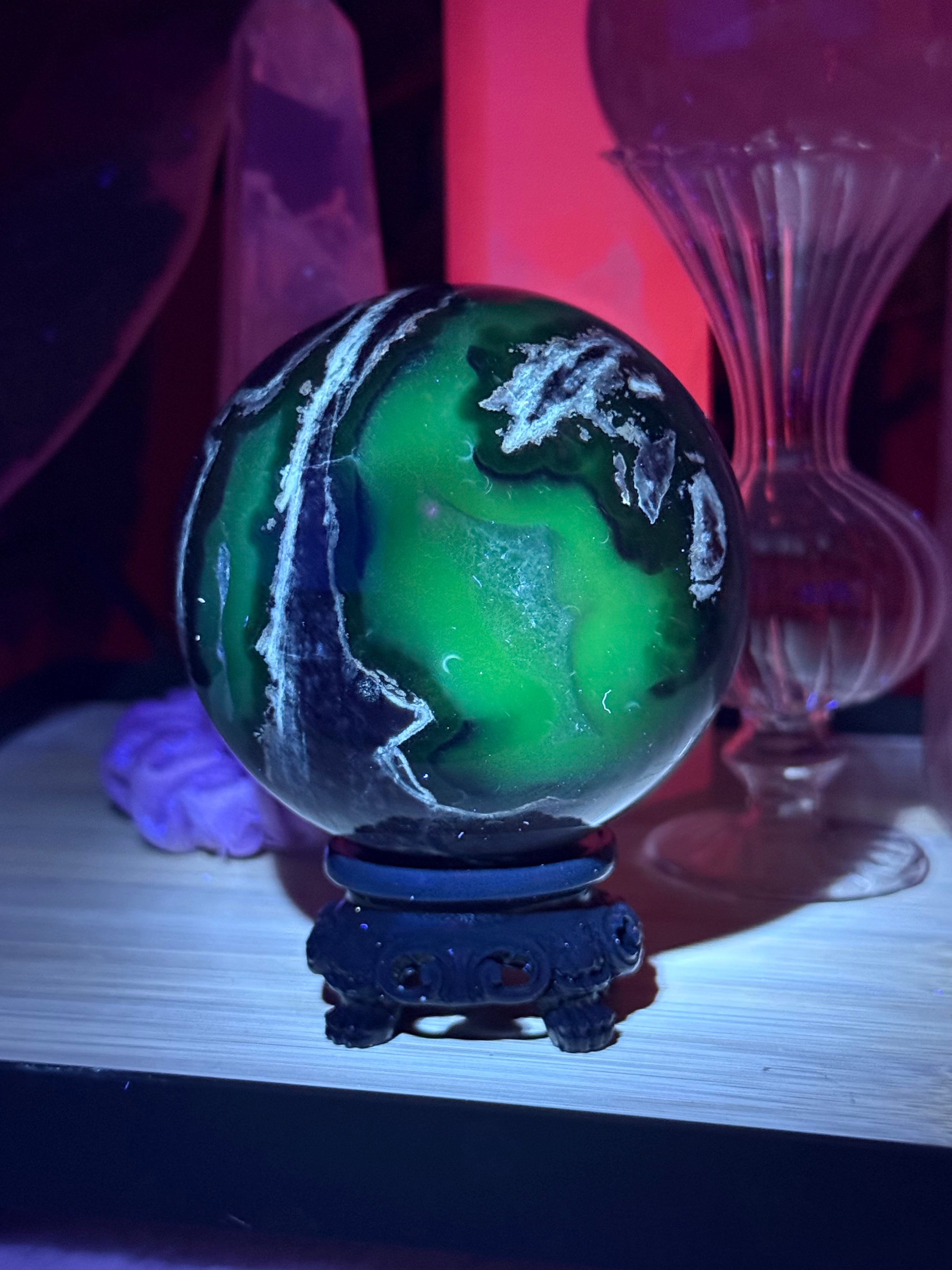 Volcano Agate Sphere