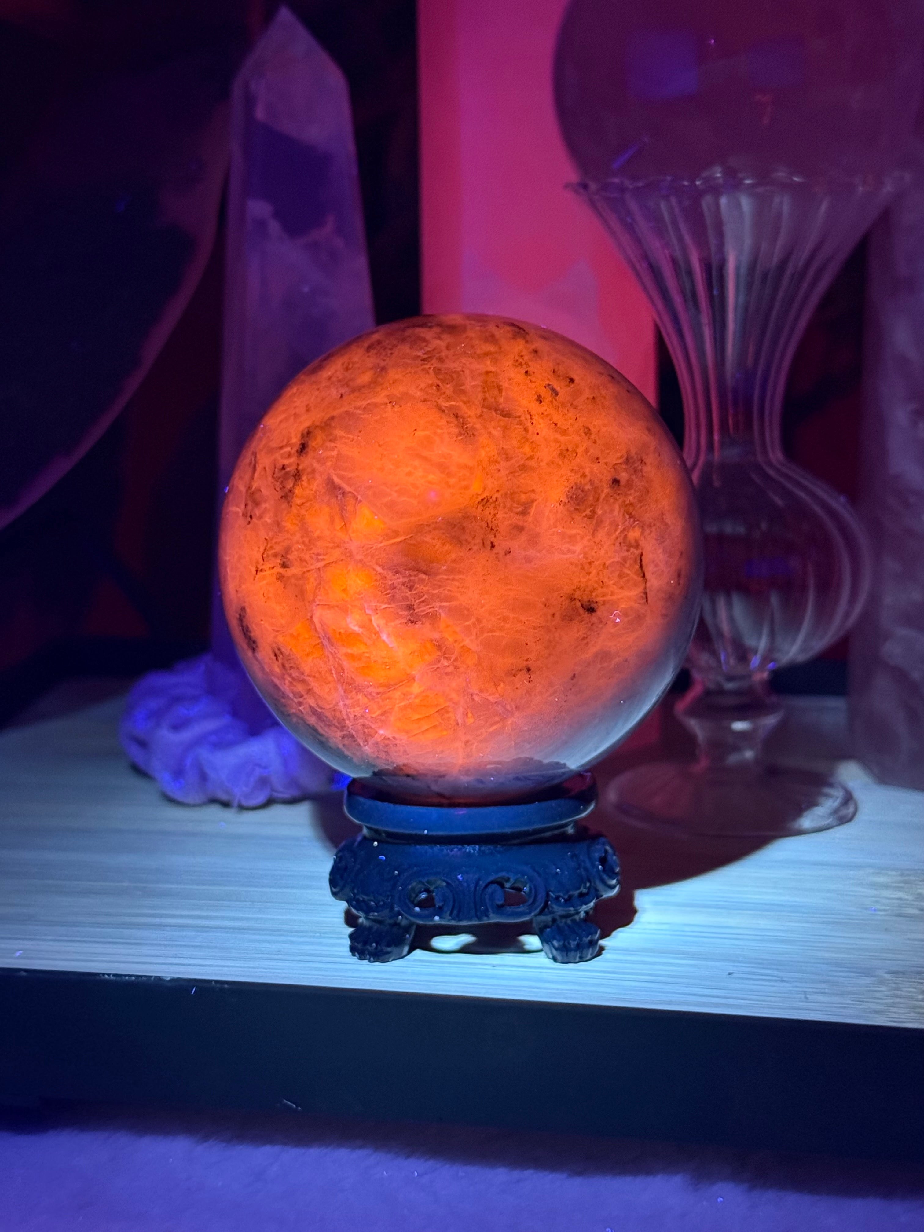 Porcelain Sodalite Sphere