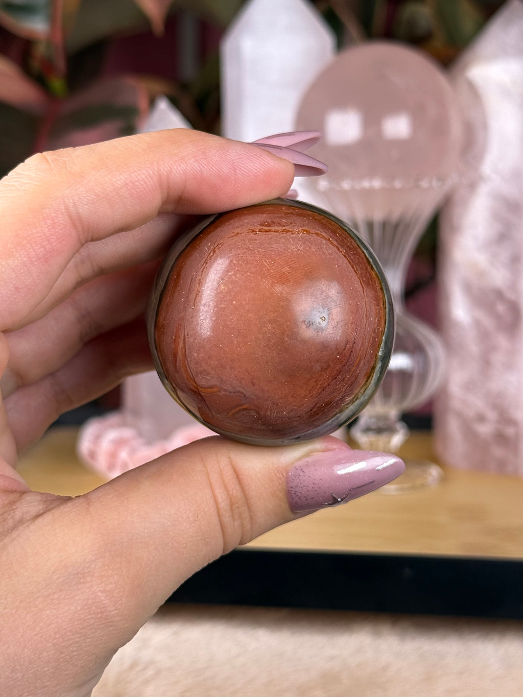 Polychrome Sphere "Ember Vine"