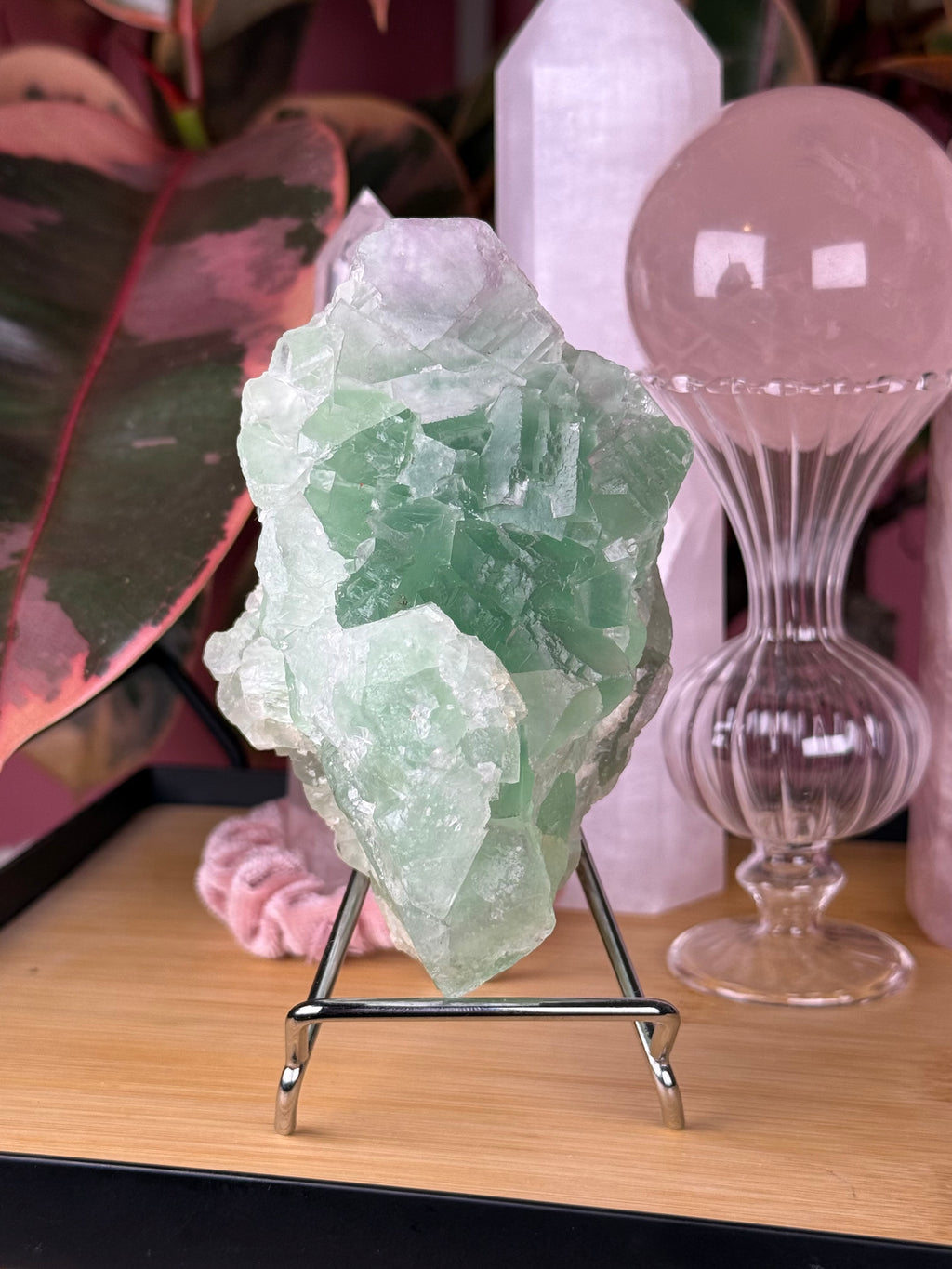 Raw Green Fluorite Specimen