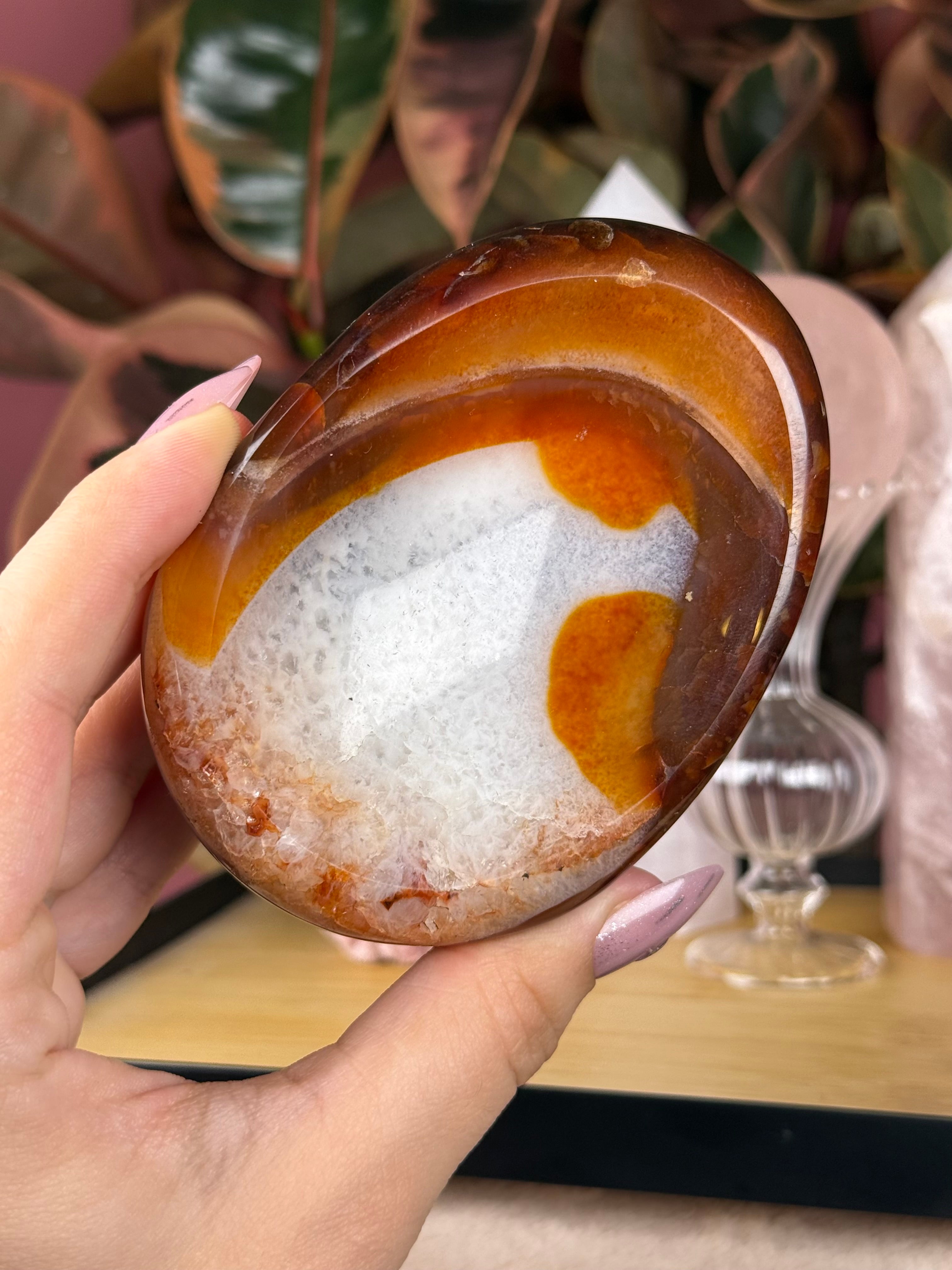 Carnelian Quartz Bowl