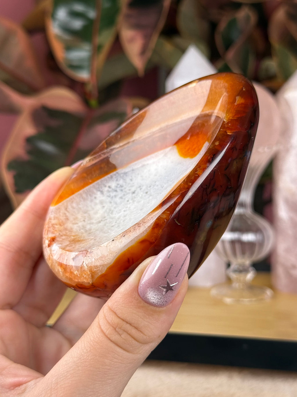 Carnelian Quartz Bowl