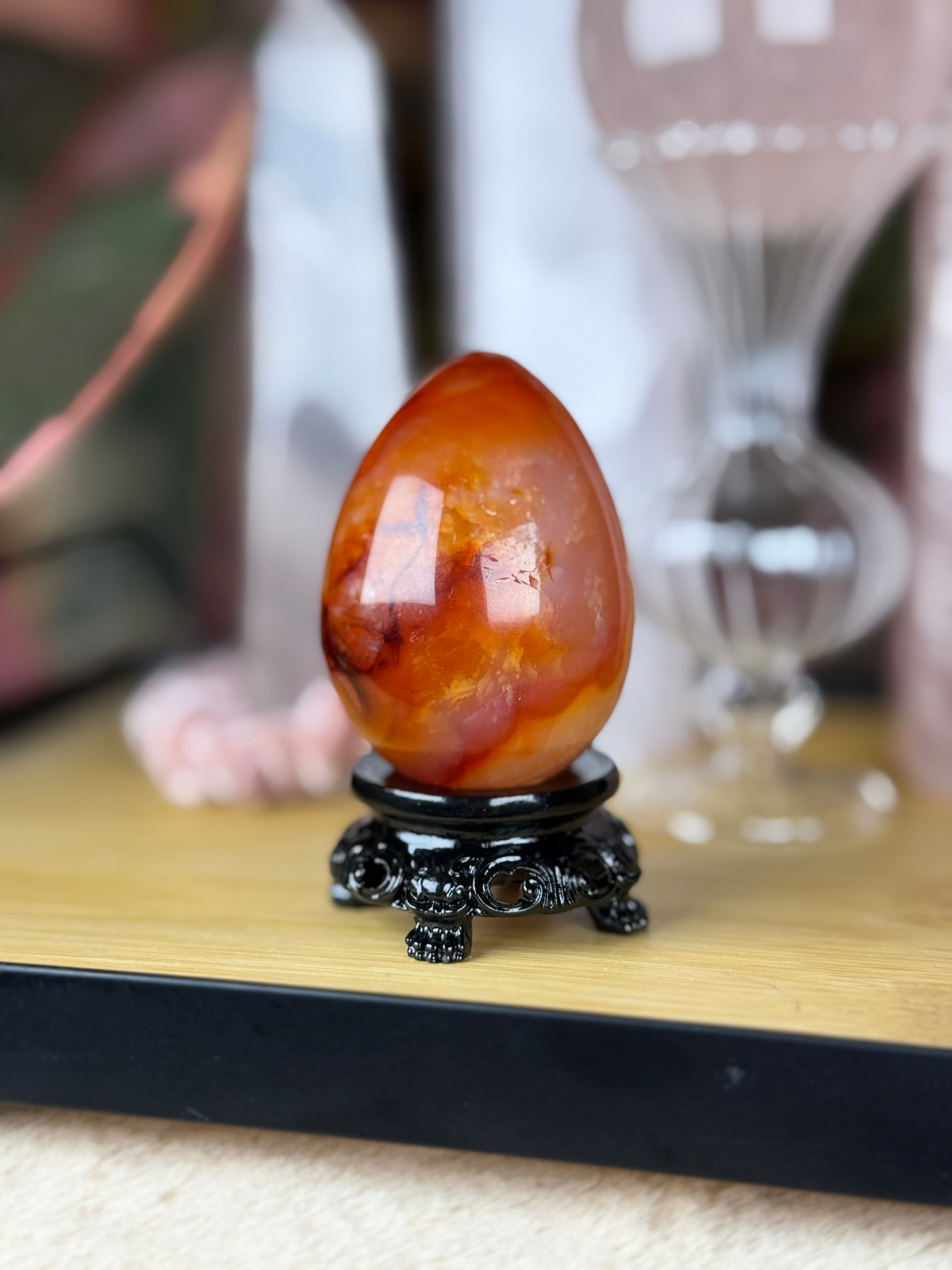 Carnelian Aura Egg | Imperfect