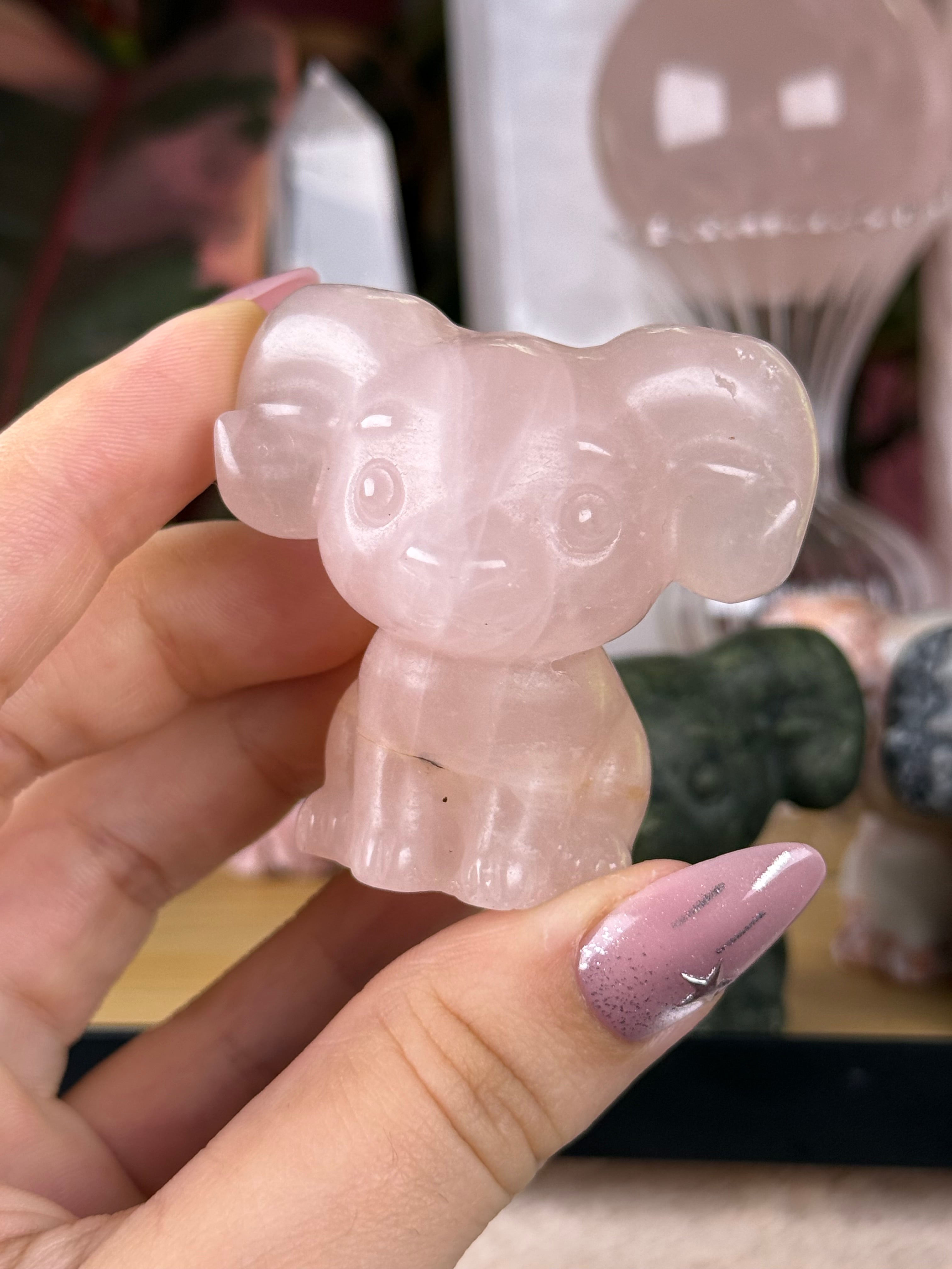 Goat Crystal Carving Imperfects
