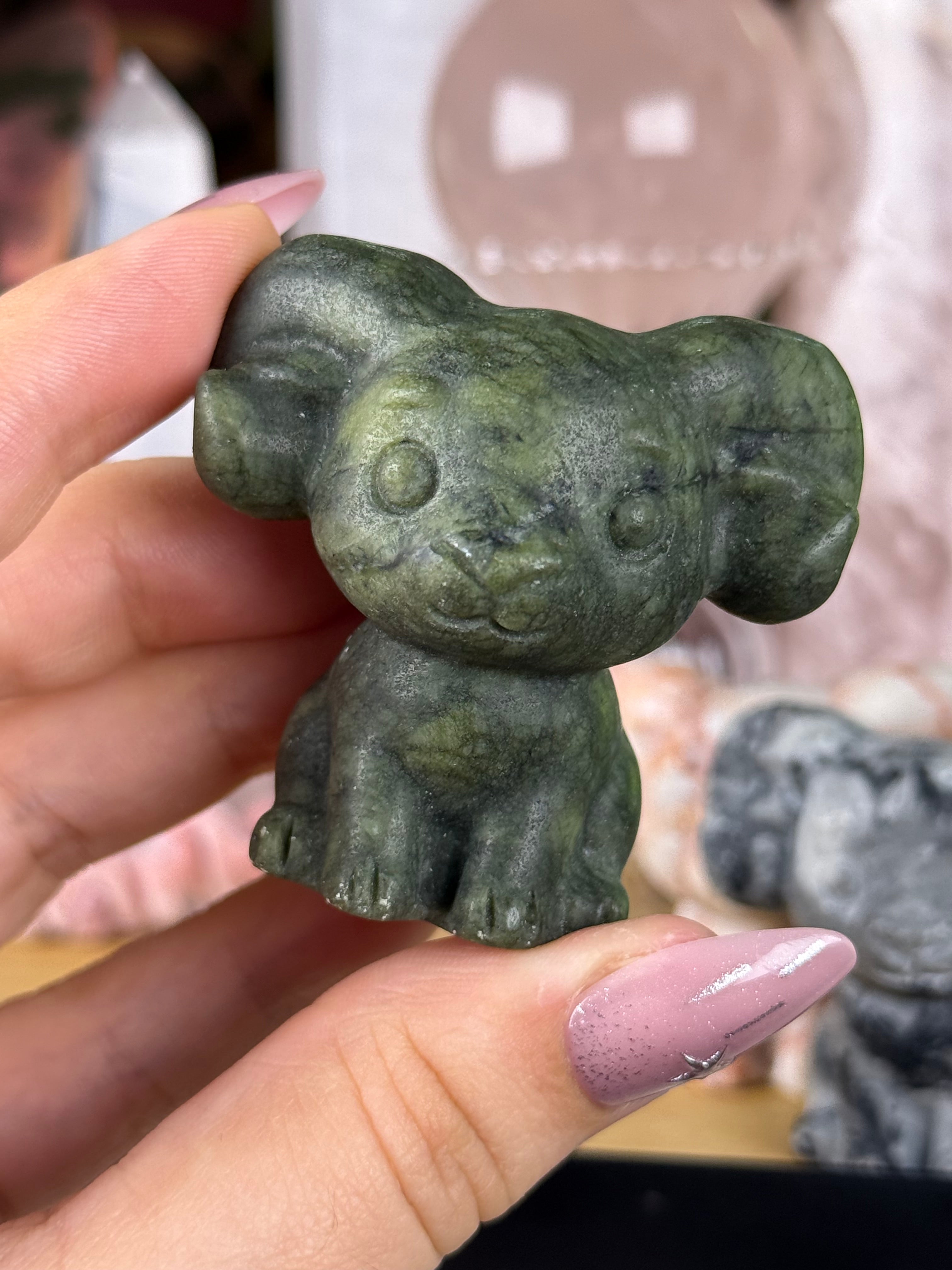 Goat Crystal Carving Imperfects