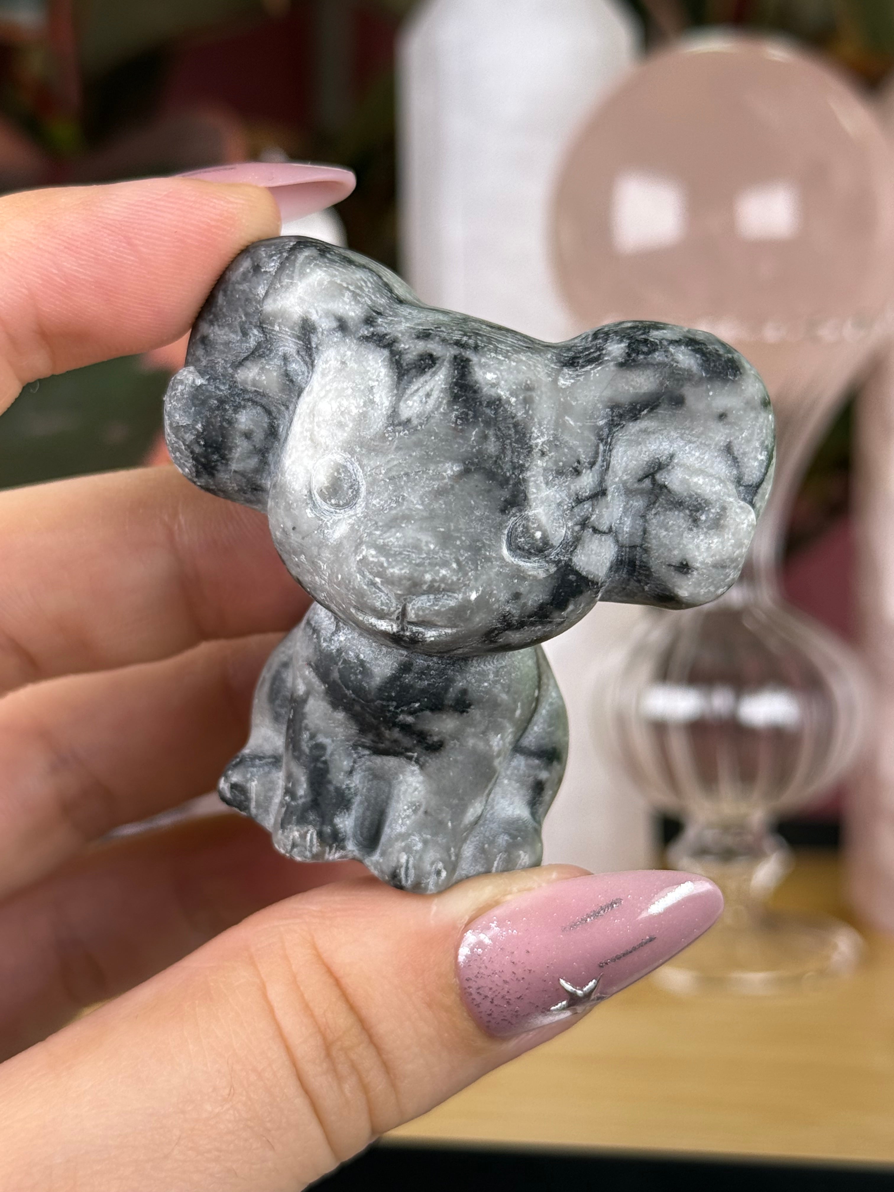 Goat Crystal Carving Imperfects