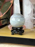 Sea Jasper Sphere "Moonmallow"