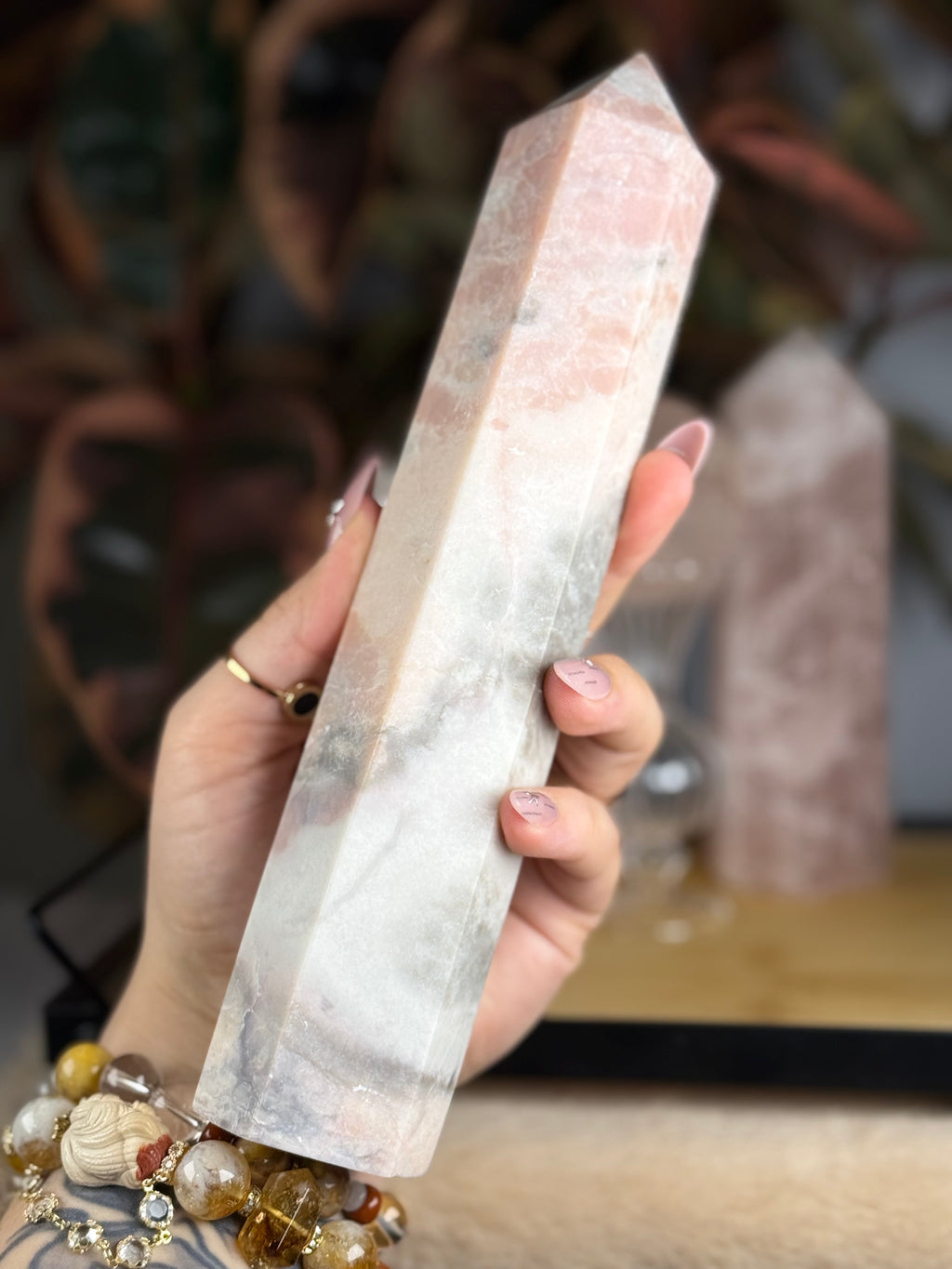 Pink Opal Statement Tower B Imperfect Tip