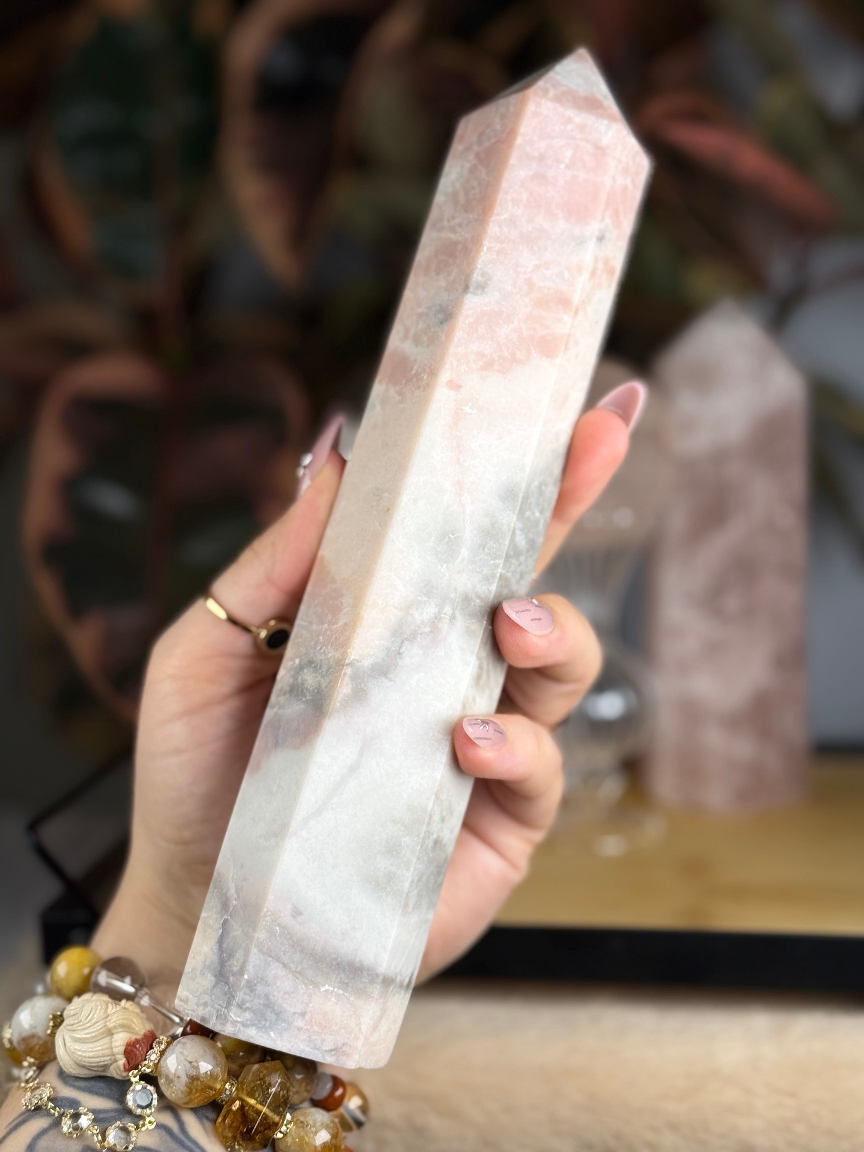 Pink Opal Statement Tower B Imperfect Tip