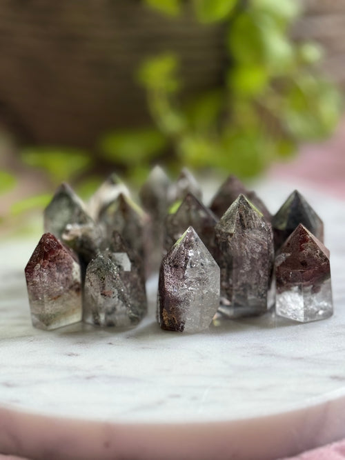 Garden Quartz Mini Tower Obelisks