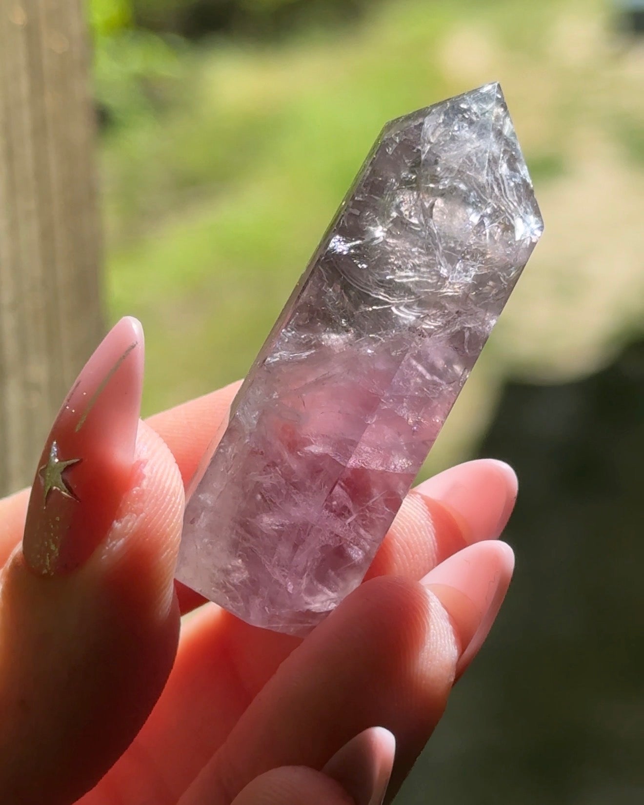 Amethyst HQ Fingerprint Mini Tower Obelisk Intuitively Chosen