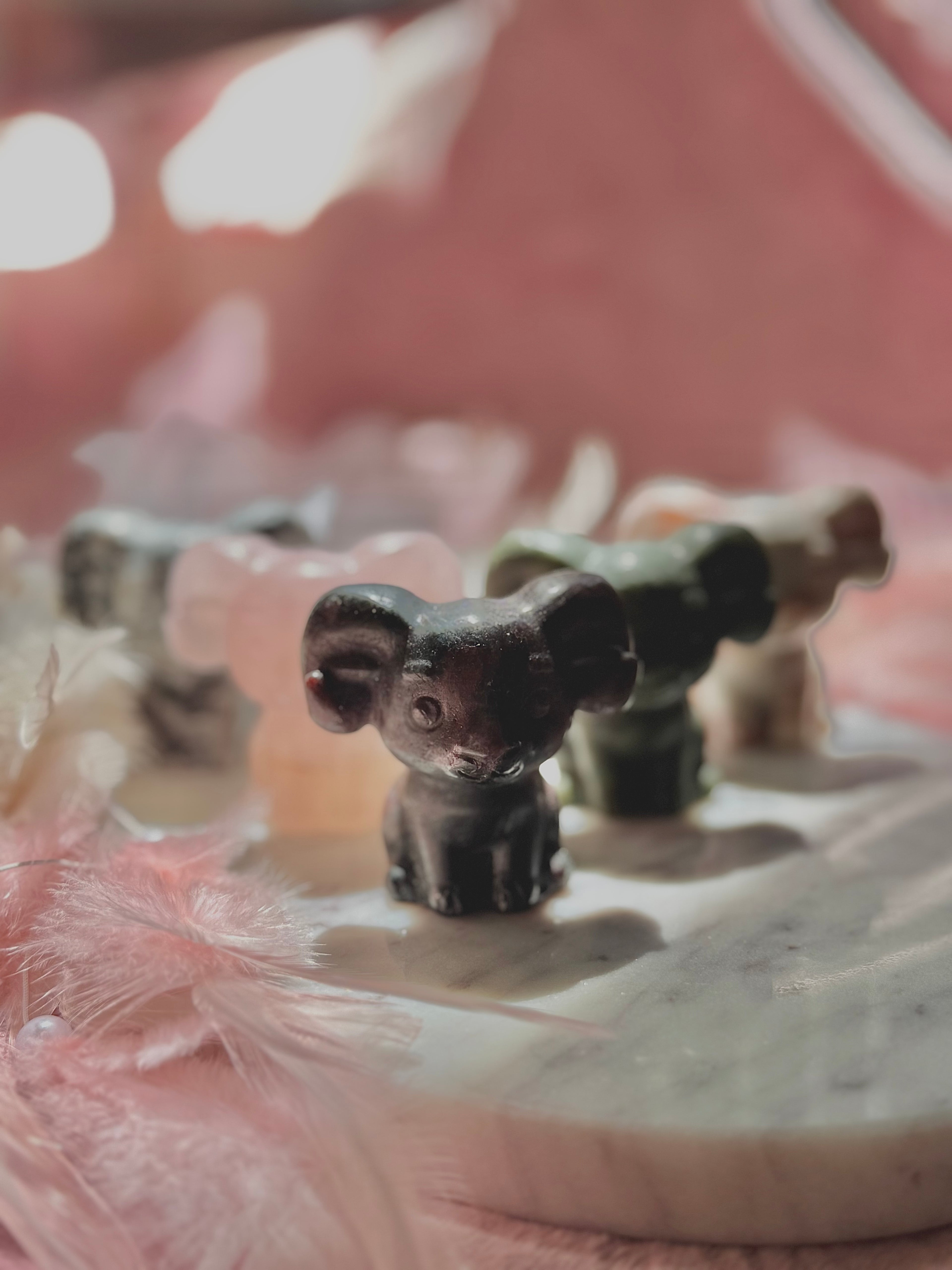 Goat Crystal Carving Imperfects