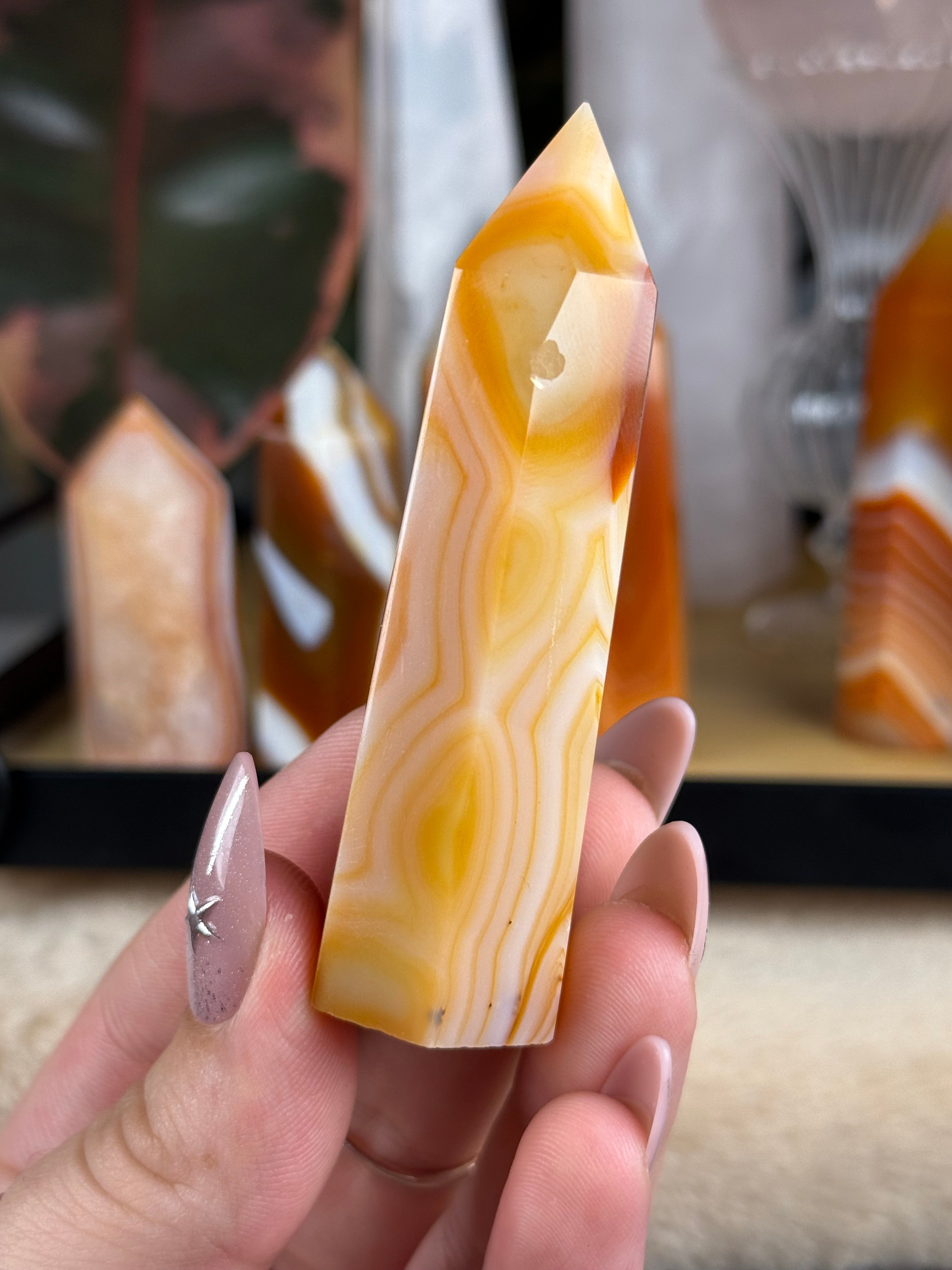 Sardonyx | Carnelian | Pink Towers Imperfects