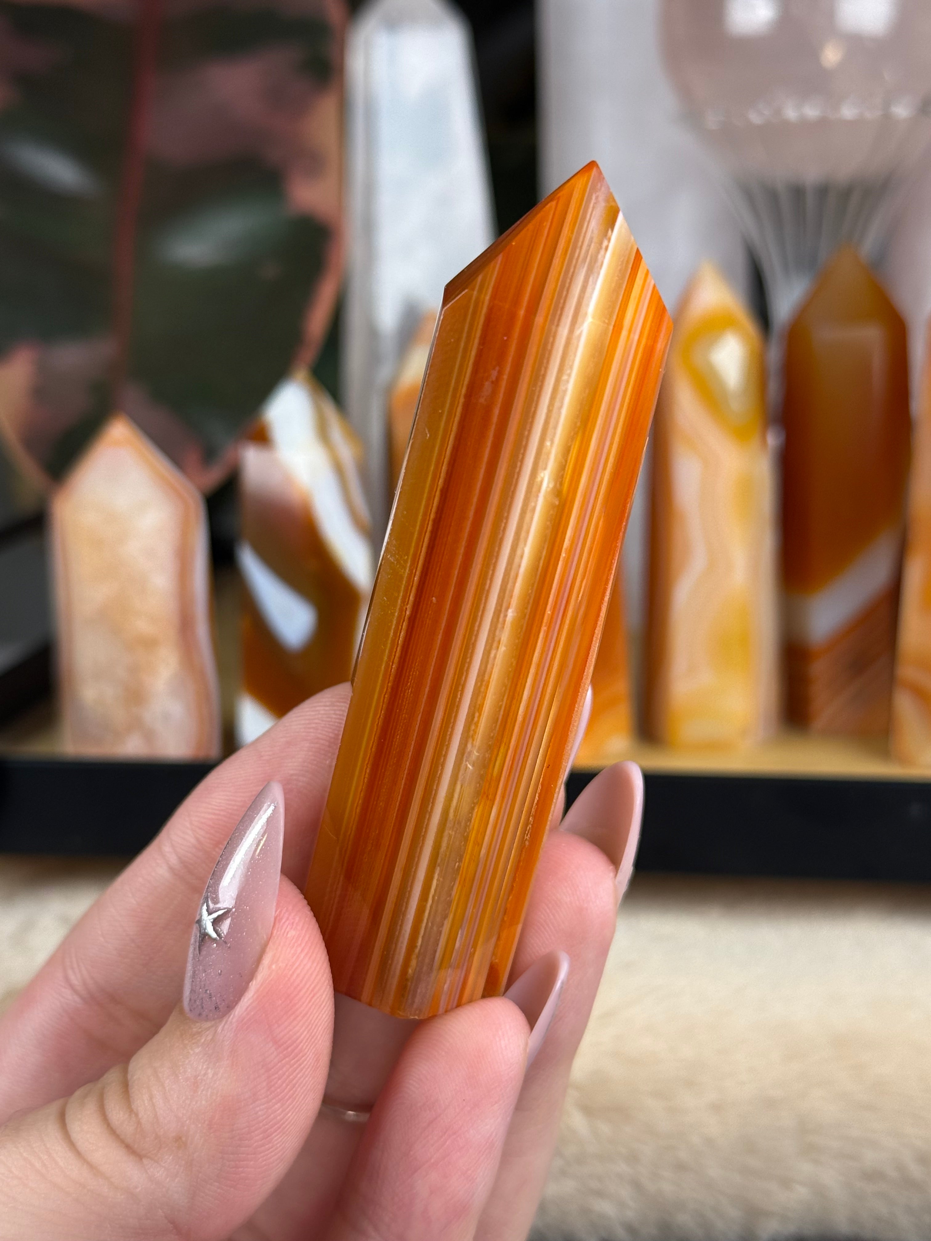 Sardonyx | Carnelian | Pink Towers Imperfects