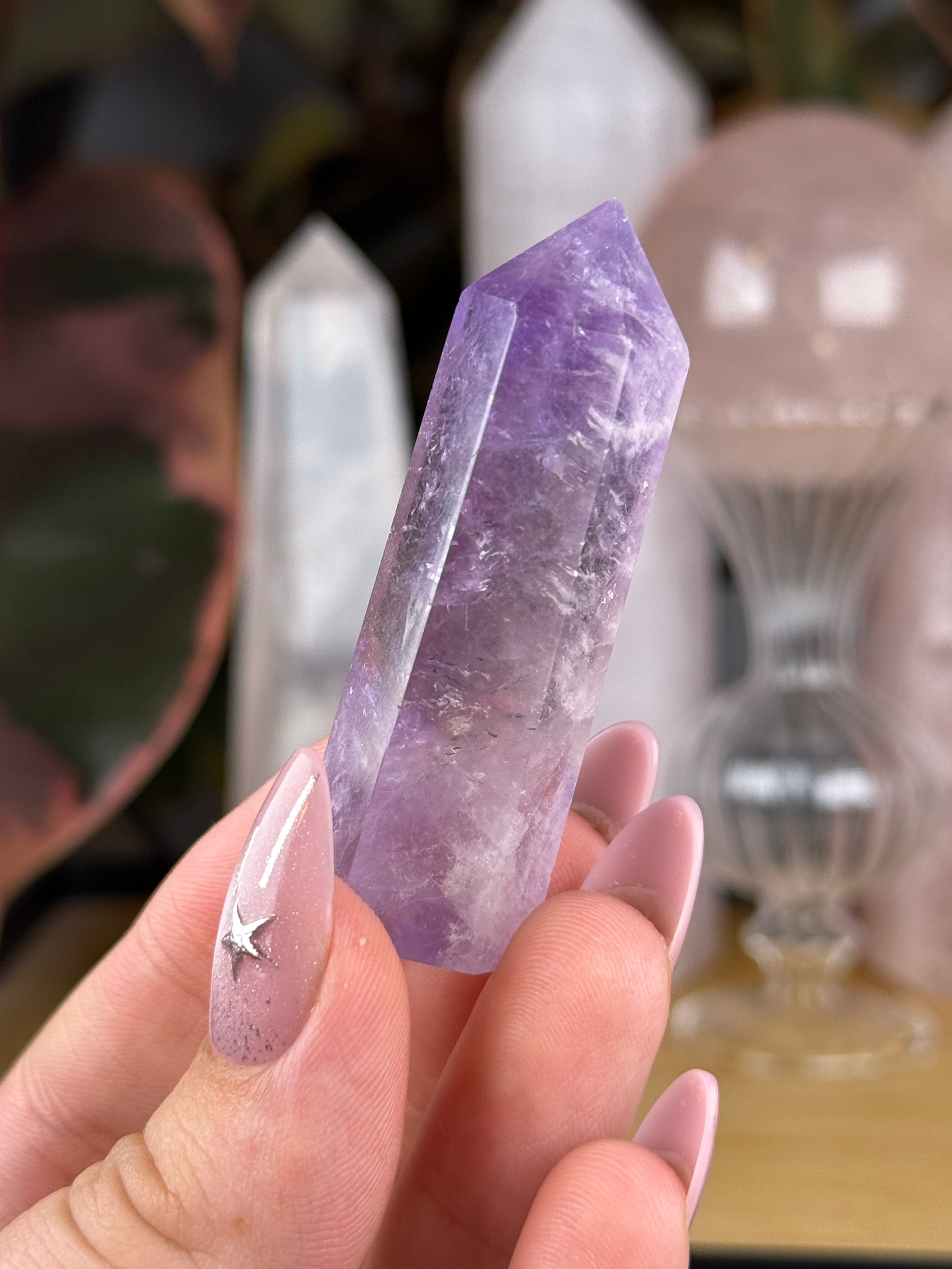 Amethyst HQ Mini Tower Obelisk Intuitively Chosen