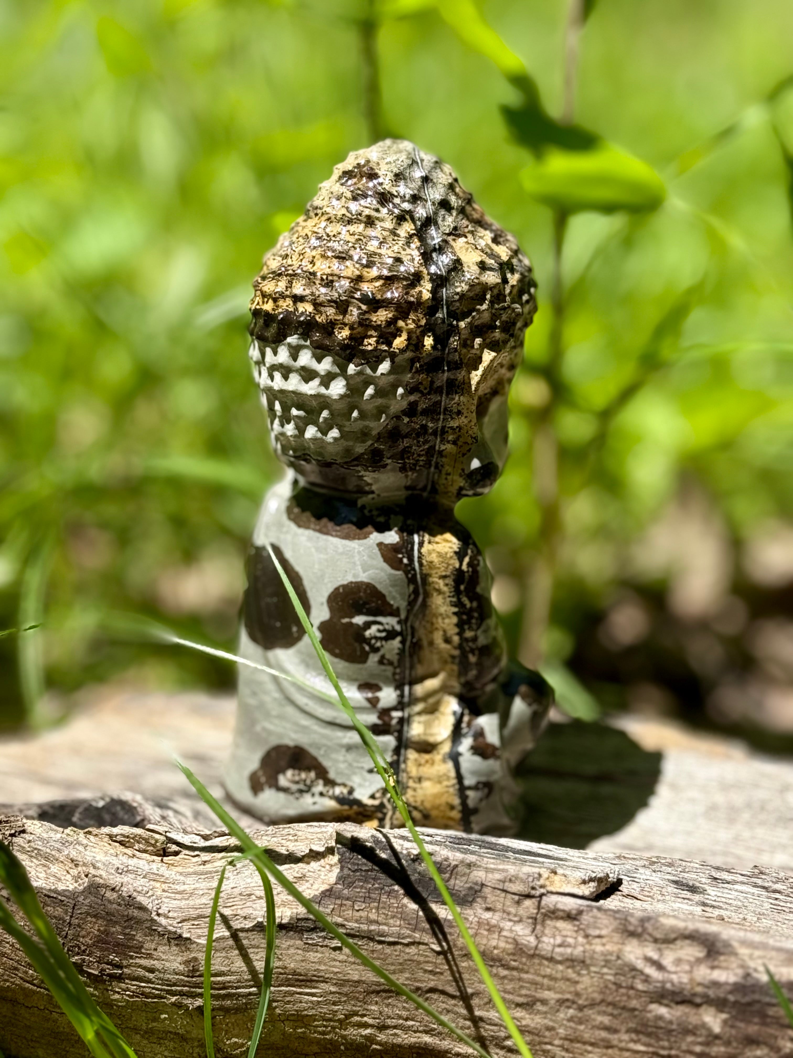 Picture Jasper Baby Buddha Crystal Carving Statement Piece