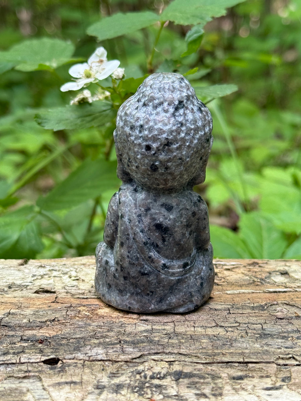 Yooperlite Baby Buddha Crystal Carving