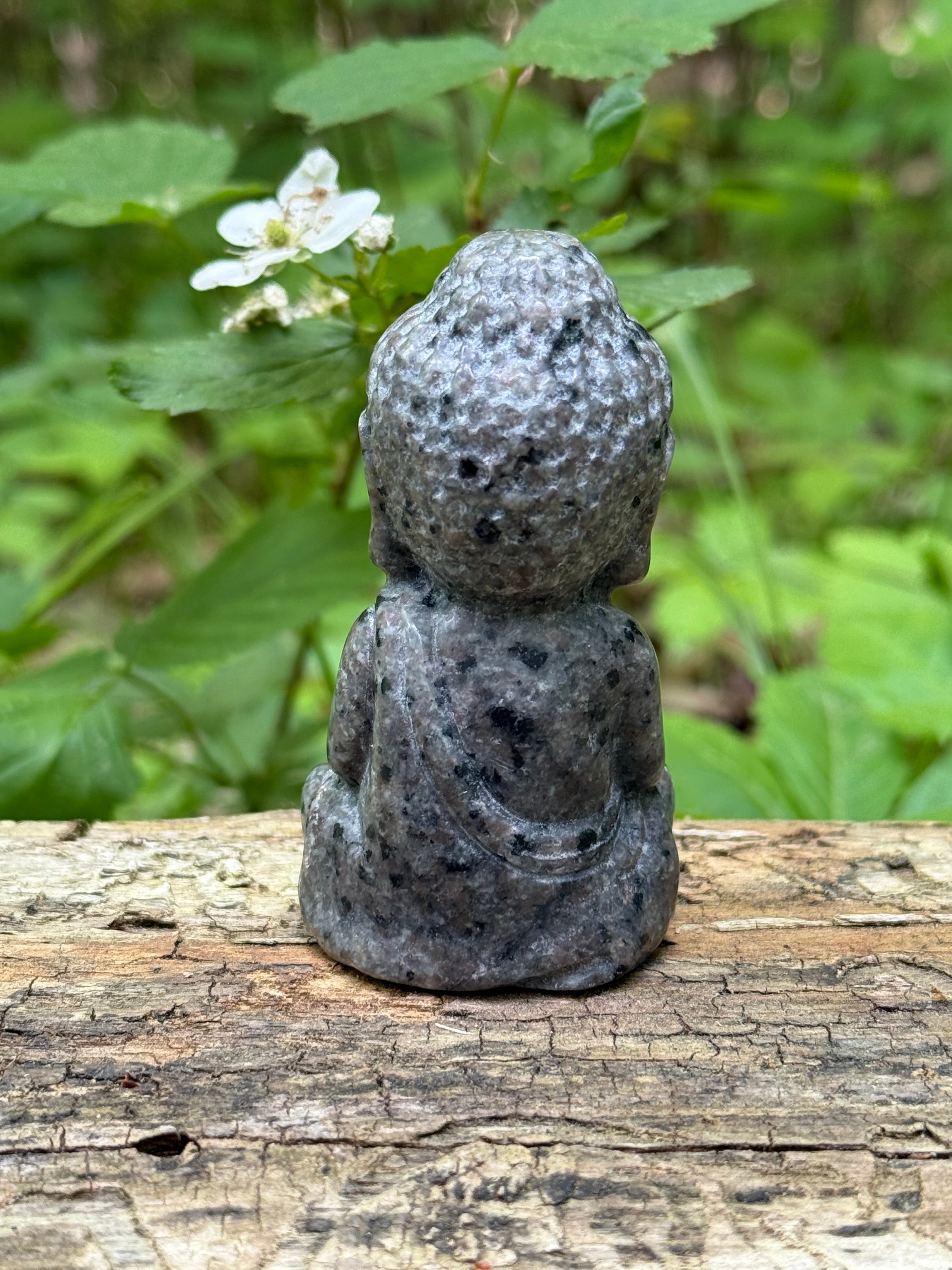 Yooperlite Baby Buddha Crystal Carving