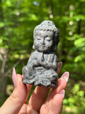 Yooperlite Baby Buddha Crystal Carving